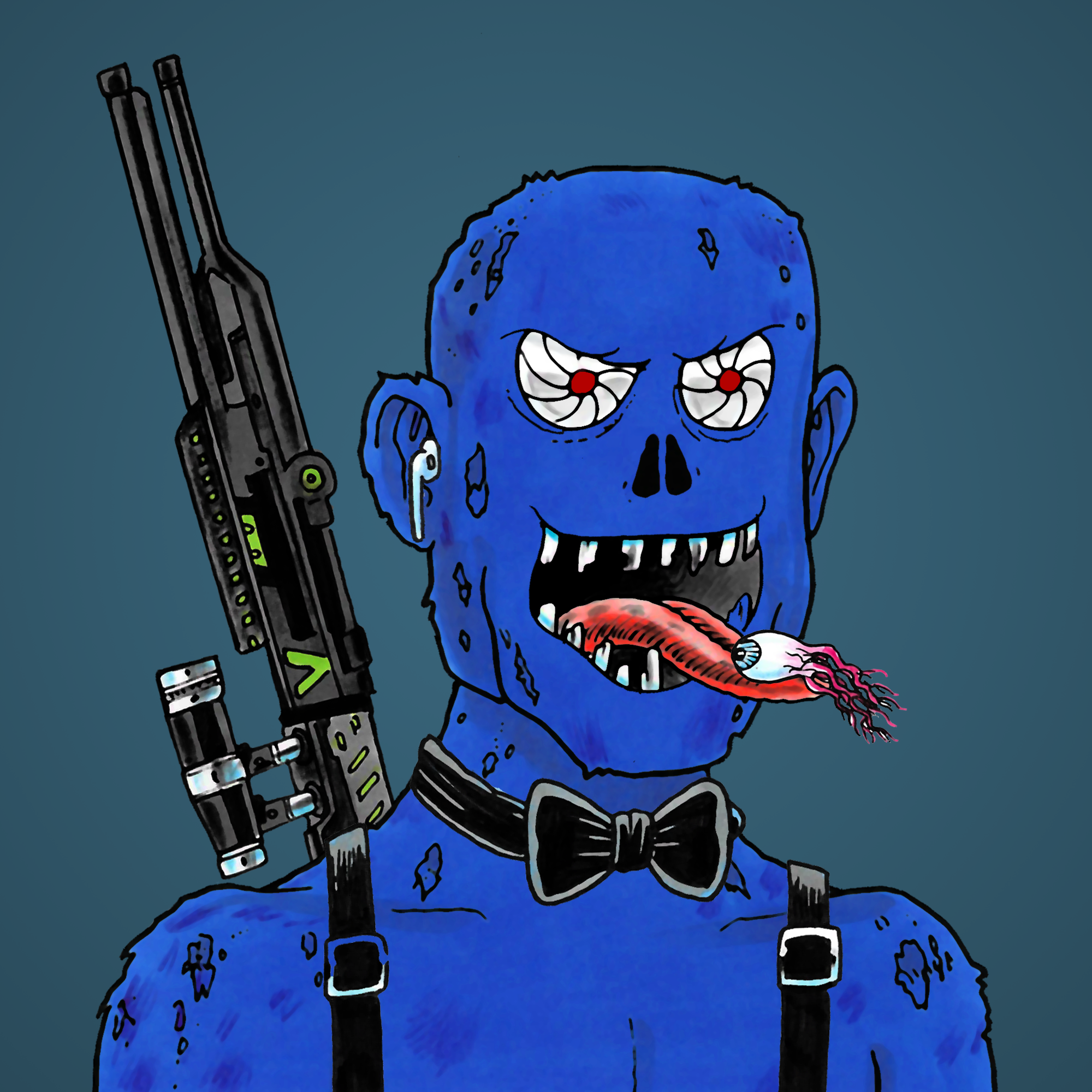 George Trosley - Jungle Freaks - Jungle Freak 9863 - NFT # 9863