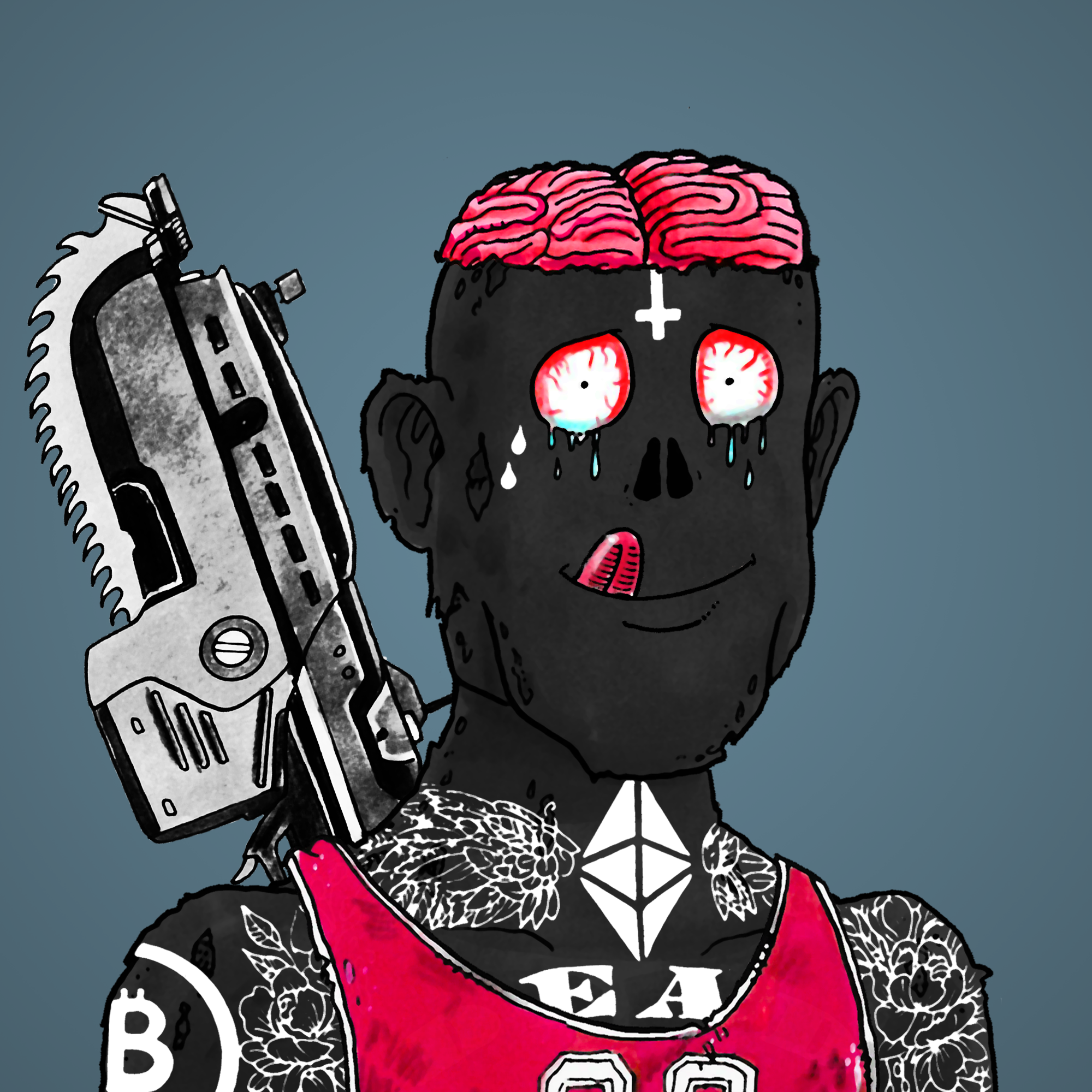 George Trosley - Jungle Freaks - Jungle Freak 9865 - NFT # 9865