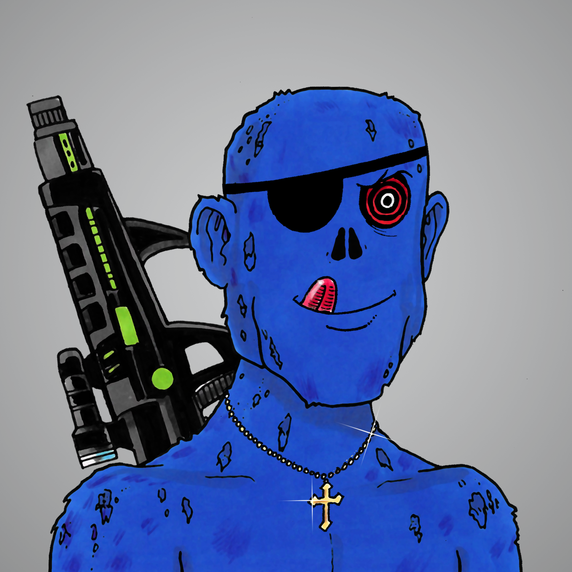 George Trosley - Jungle Freaks - Jungle Freak 9867 - NFT # 9867