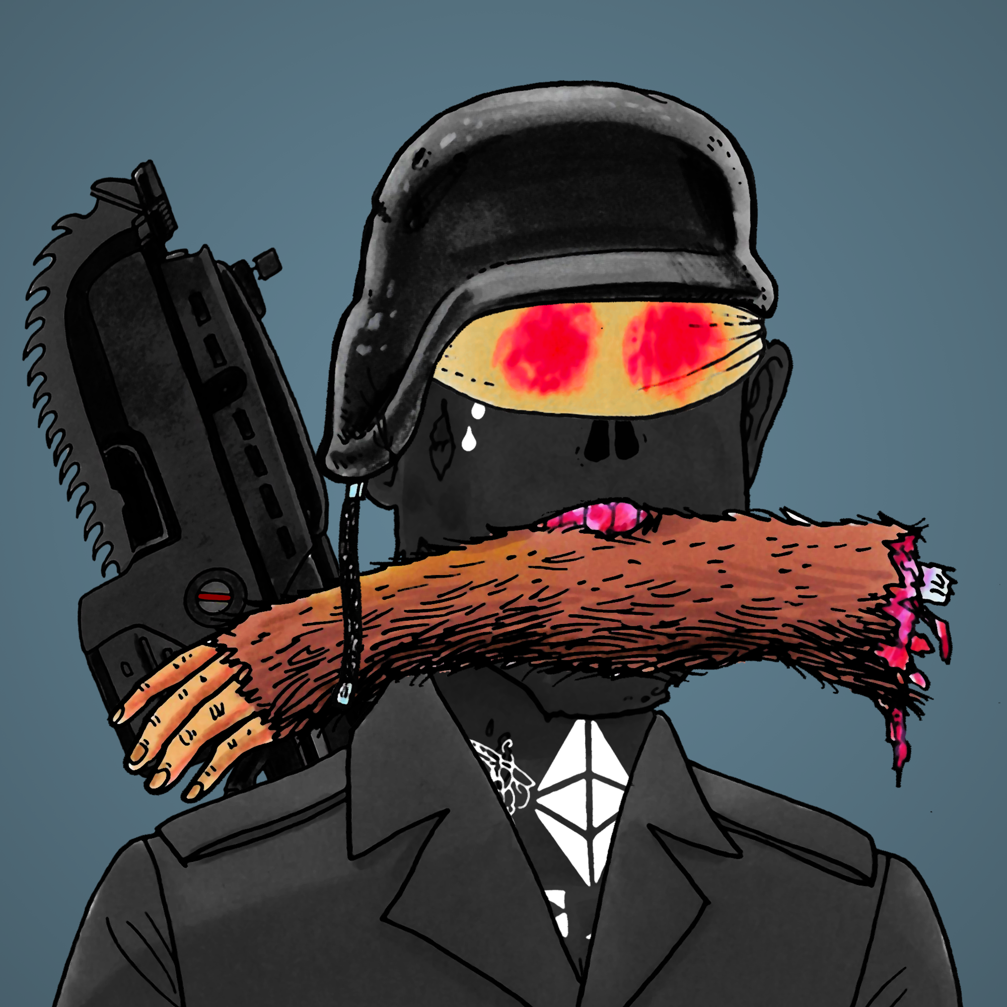 George Trosley - Jungle Freaks - Jungle Freak 9869 - NFT # 9869