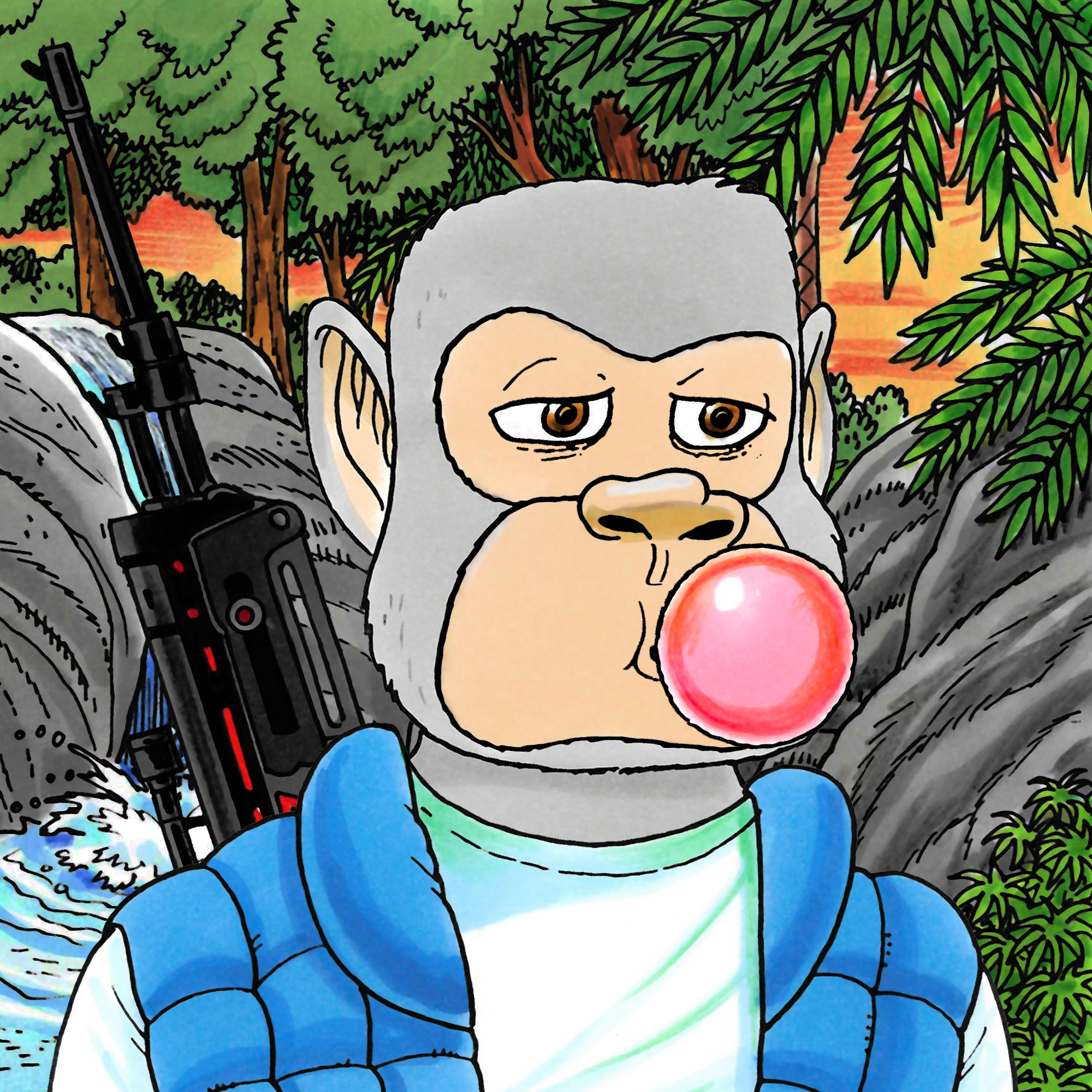 George Trosley - Jungle Freaks - Jungle Freak 987 - NFT # 987