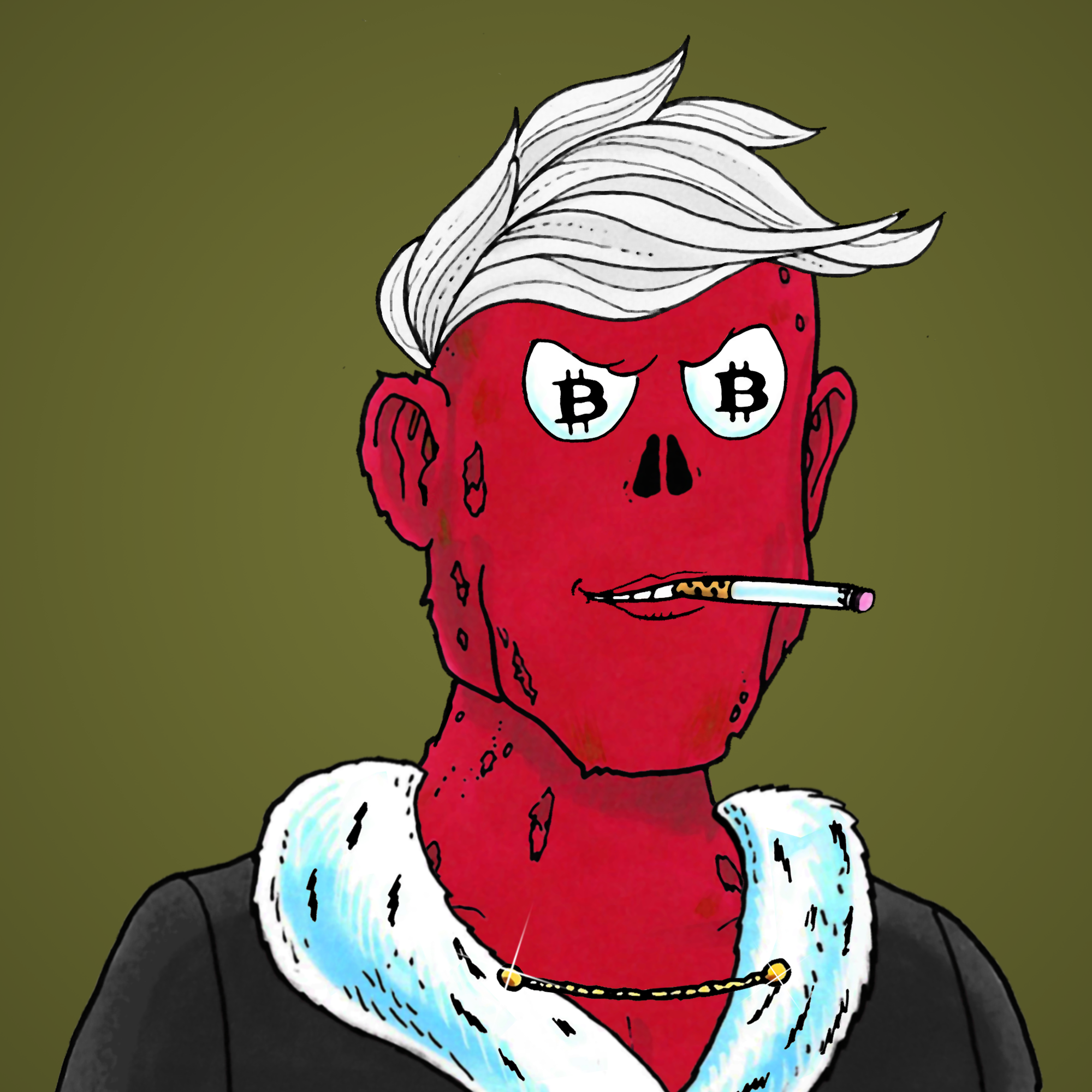 George Trosley - Jungle Freaks - Jungle Freak 9870 - NFT # 9870