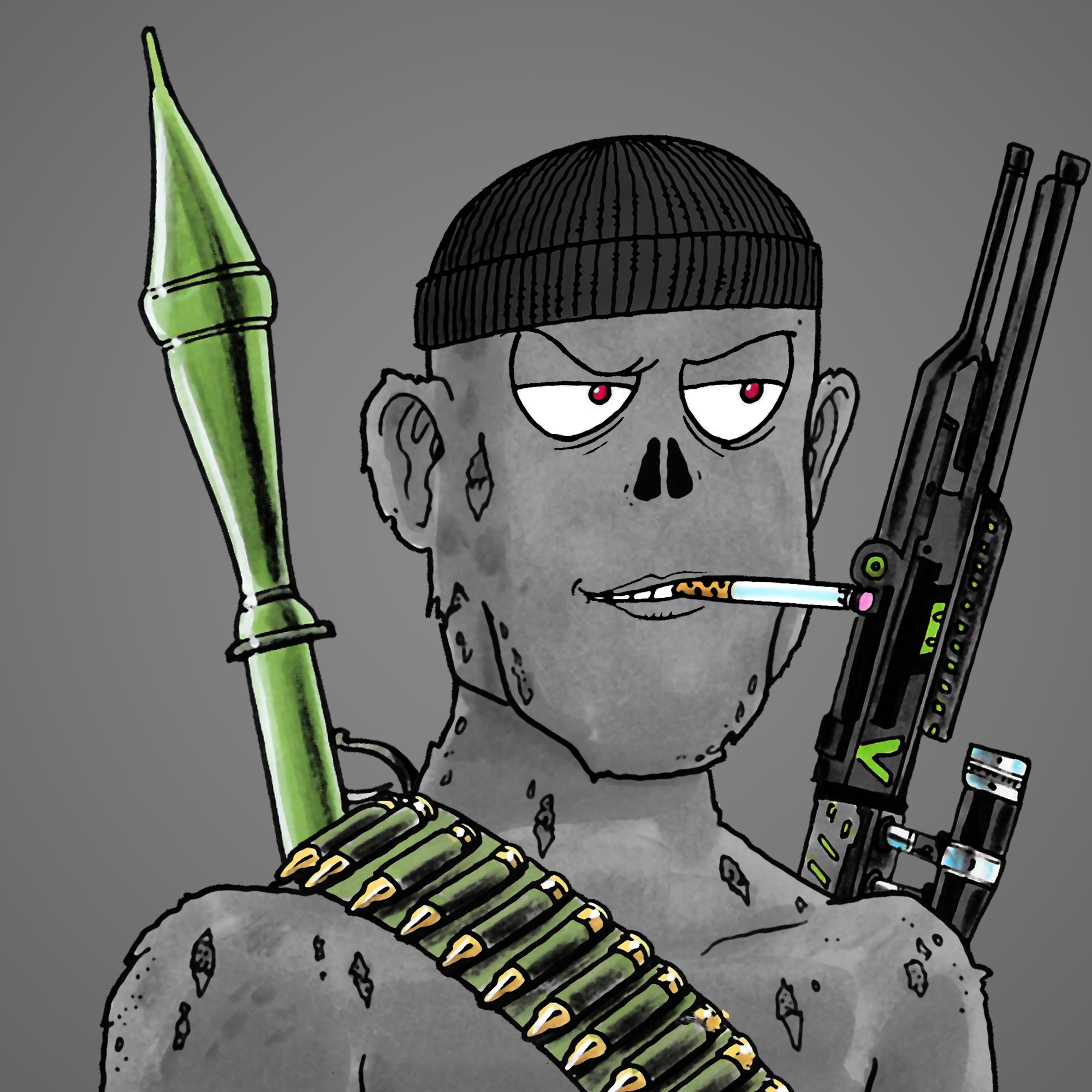 George Trosley - Jungle Freaks - Jungle Freak 9871 - NFT # 9871