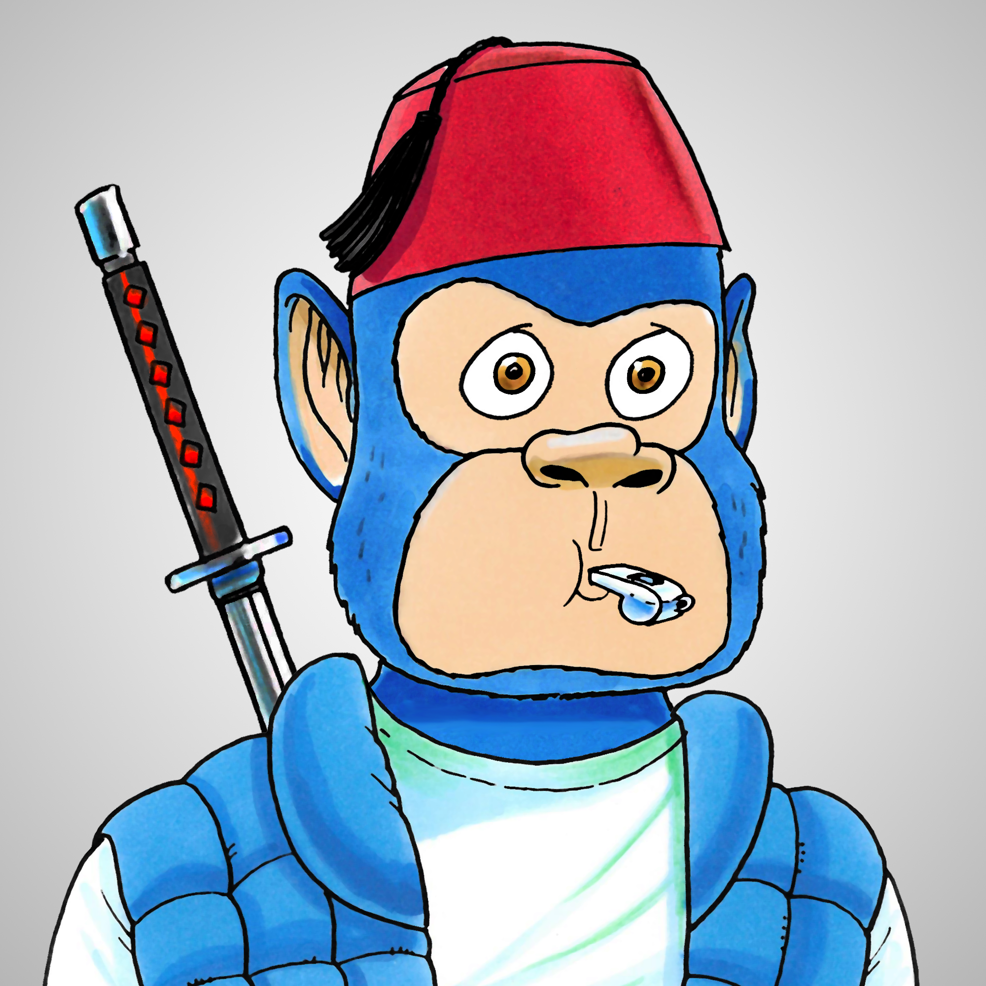 George Trosley - Jungle Freaks - Jungle Freak 9874 - NFT # 9874