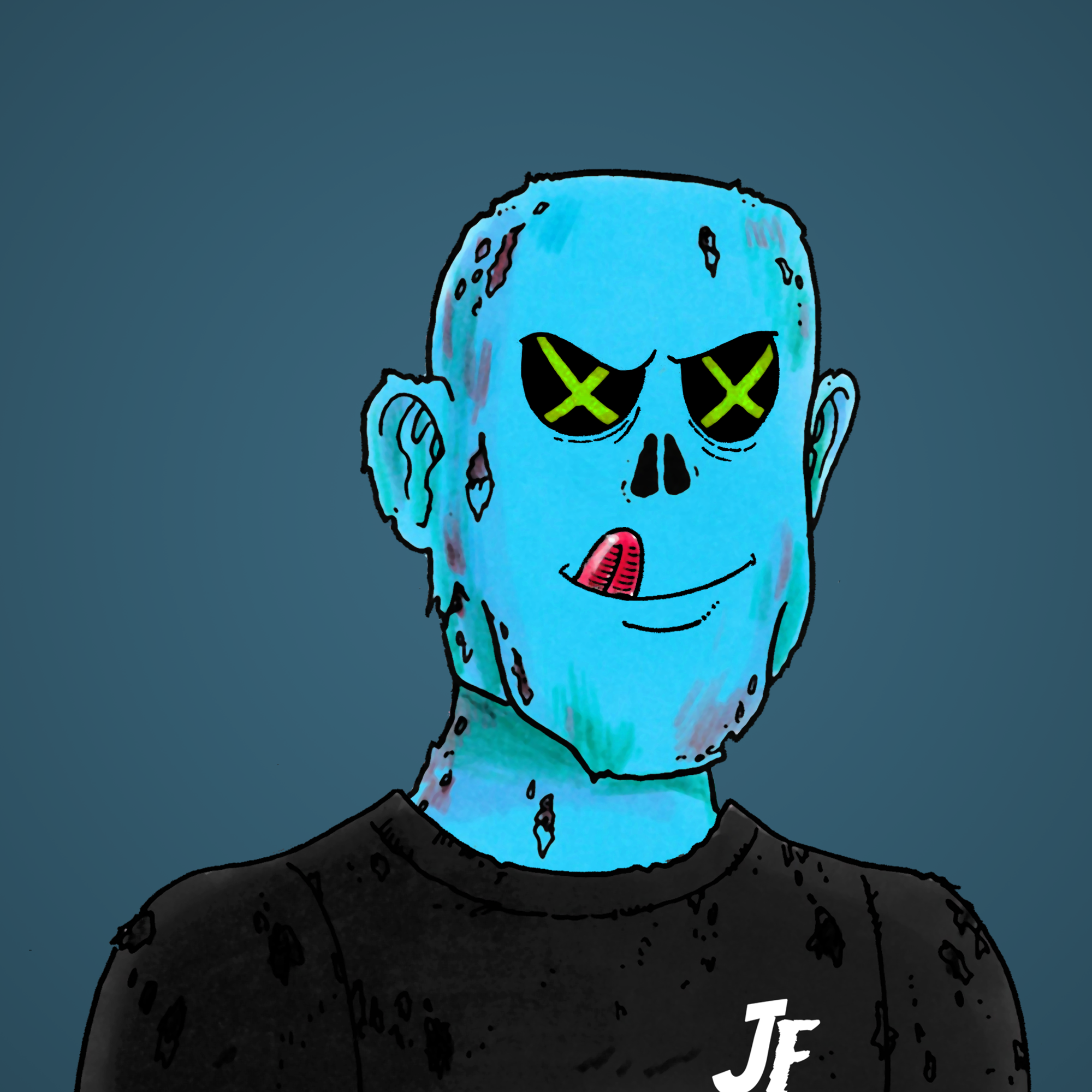 George Trosley - Jungle Freaks - Jungle Freak 9878 - NFT # 9878