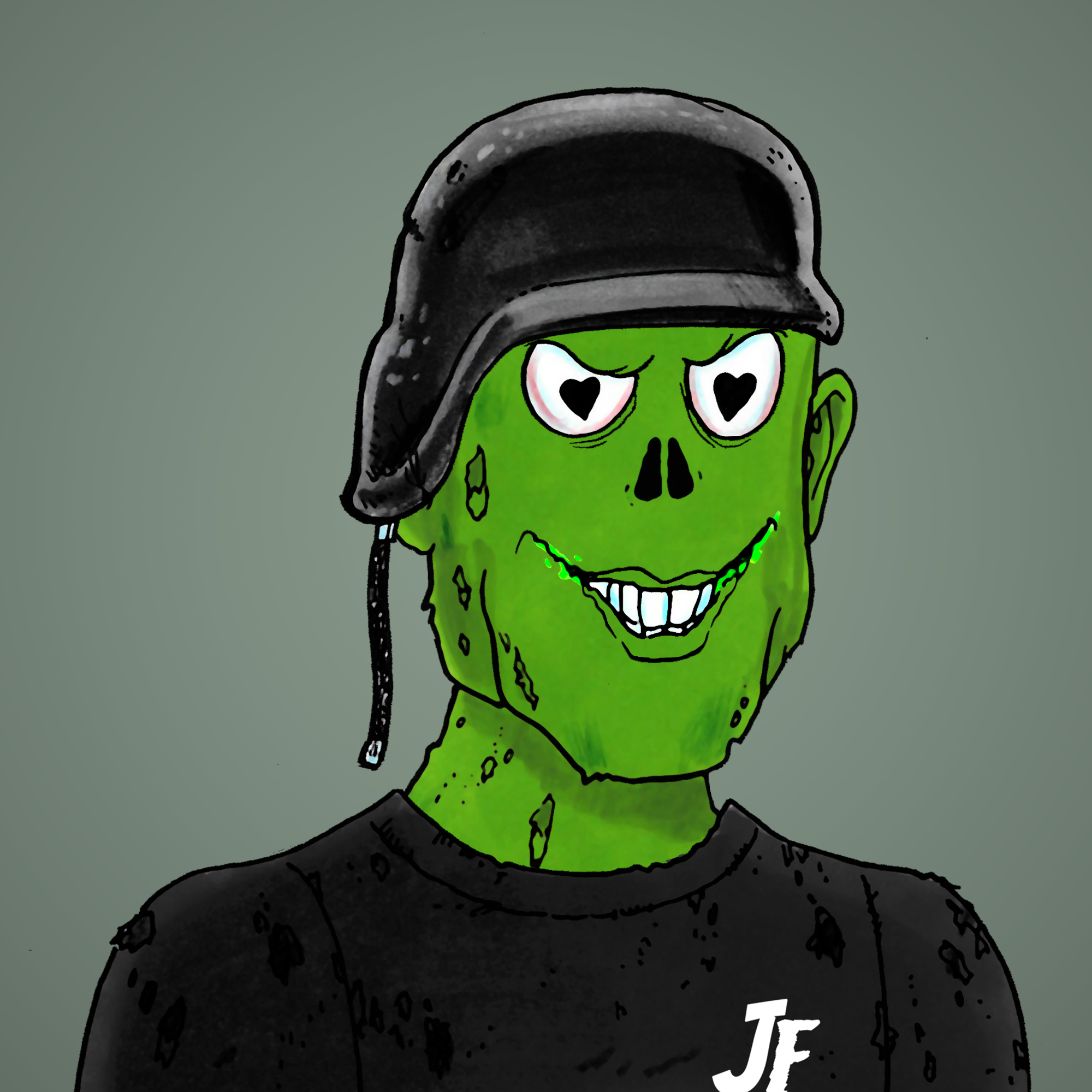 George Trosley - Jungle Freaks - Jungle Freak 9879 - NFT # 9879