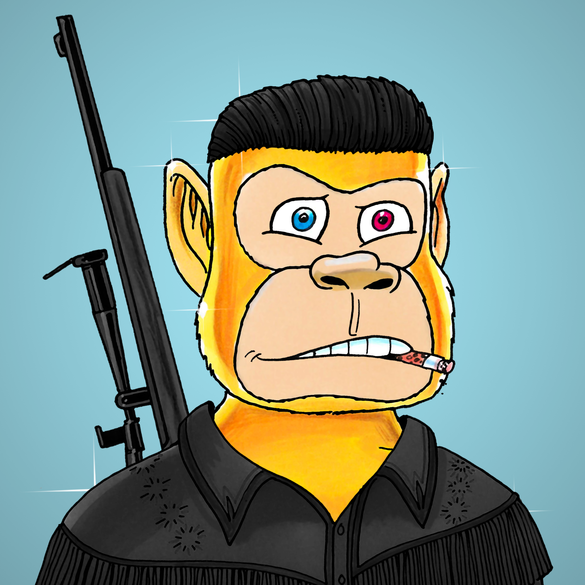 George Trosley - Jungle Freaks - Jungle Freak 9881 - NFT # 9881