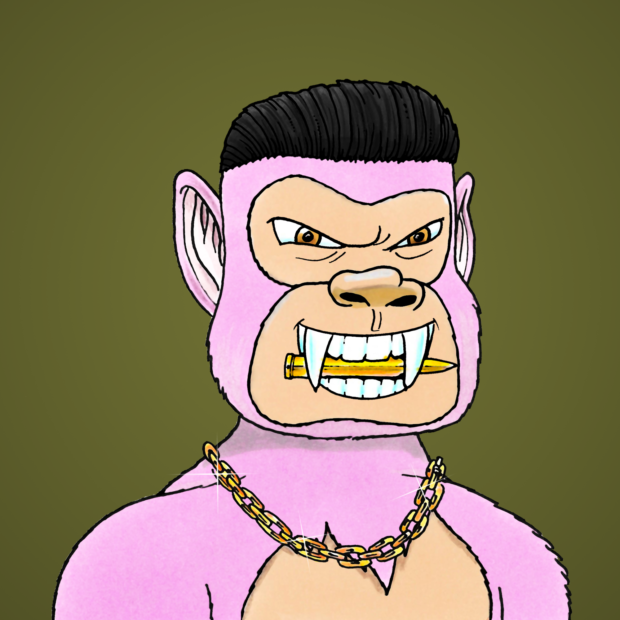 George Trosley - Jungle Freaks - Jungle Freak 9882 - NFT # 9882