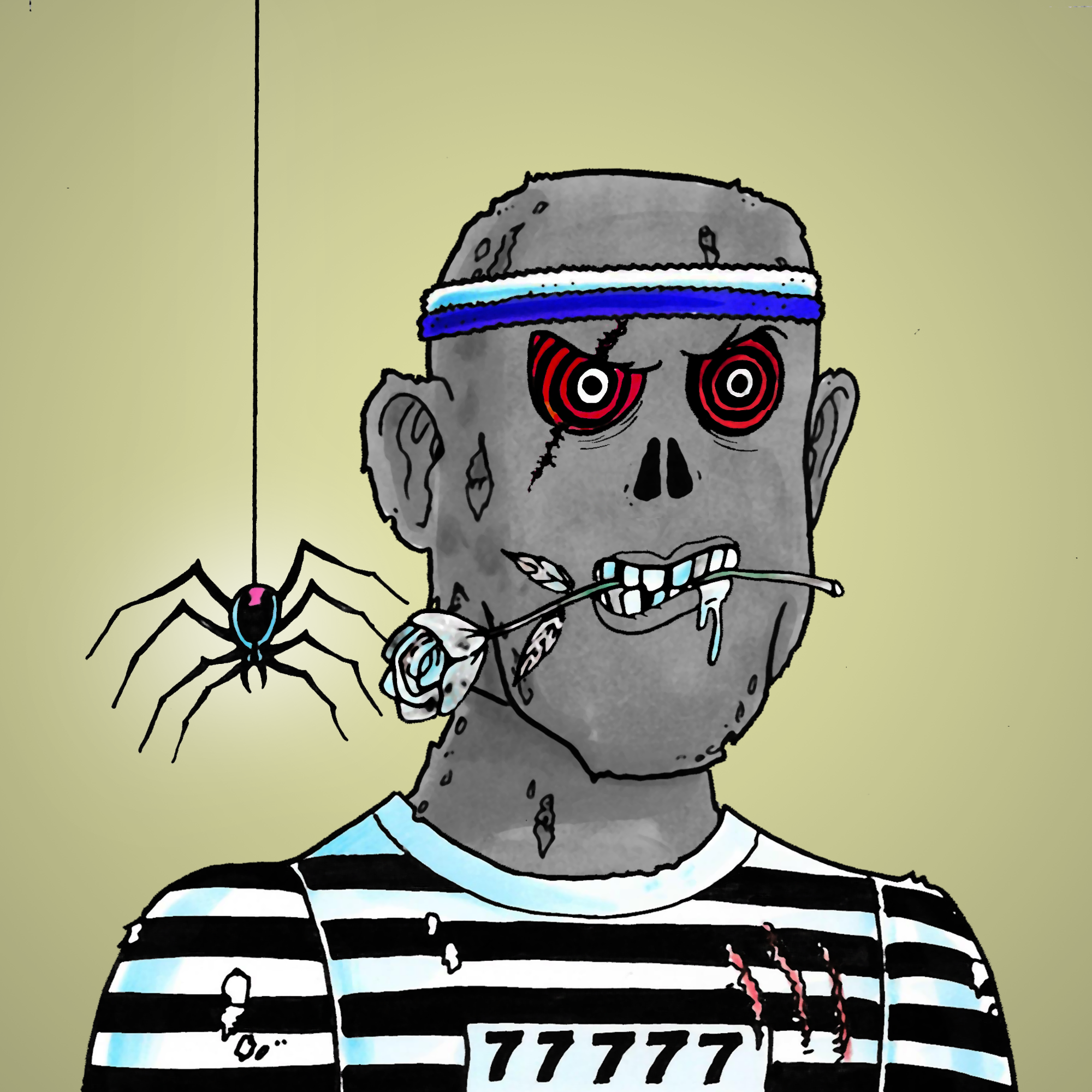 George Trosley - Jungle Freaks - Jungle Freak 9883 - NFT # 9883