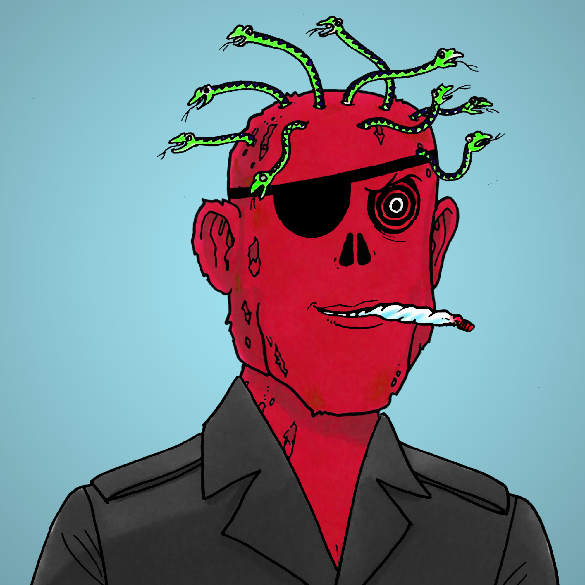 George Trosley - Jungle Freaks - Jungle Freak 9884 - NFT # 9884