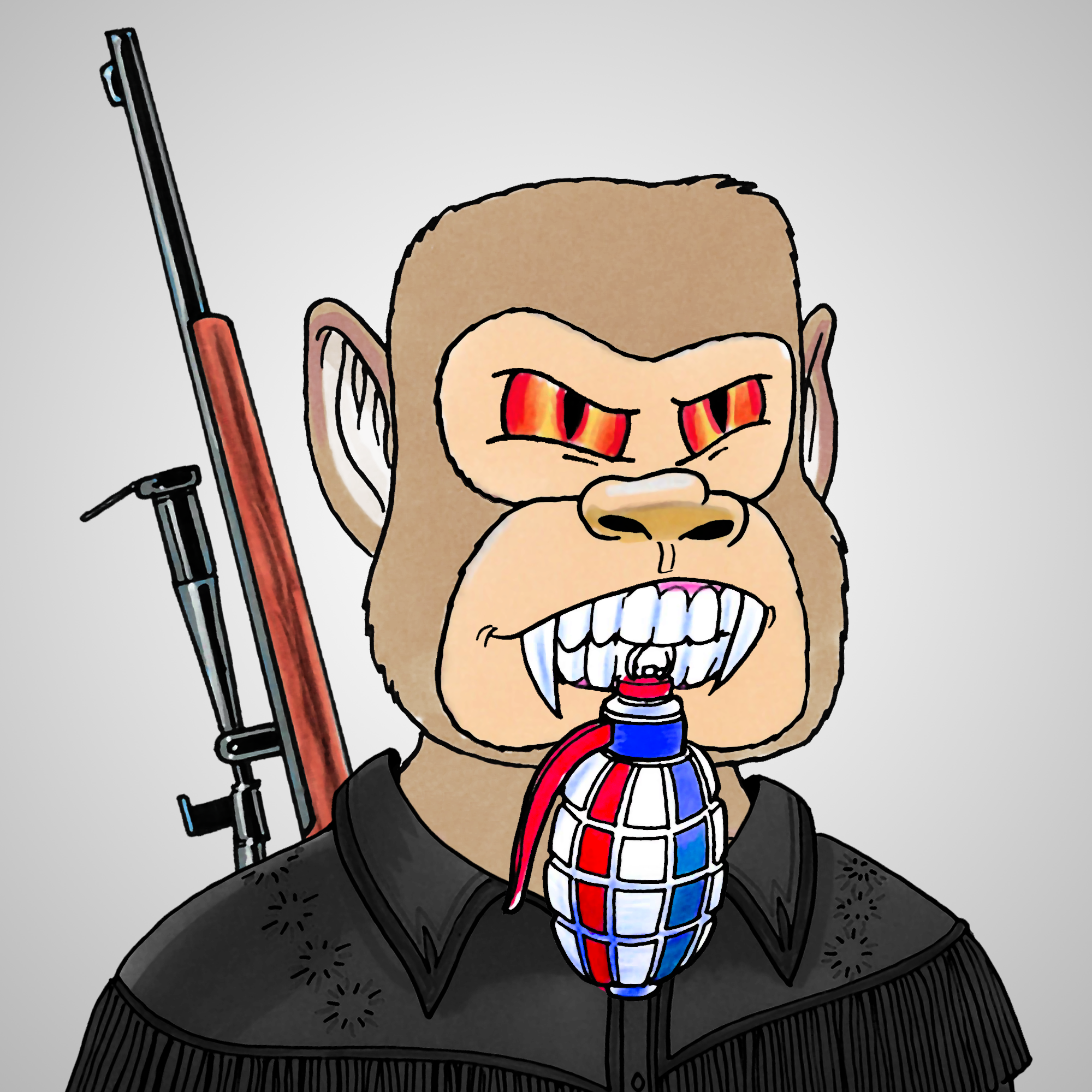 George Trosley - Jungle Freaks - Jungle Freak 9885 - NFT # 9885