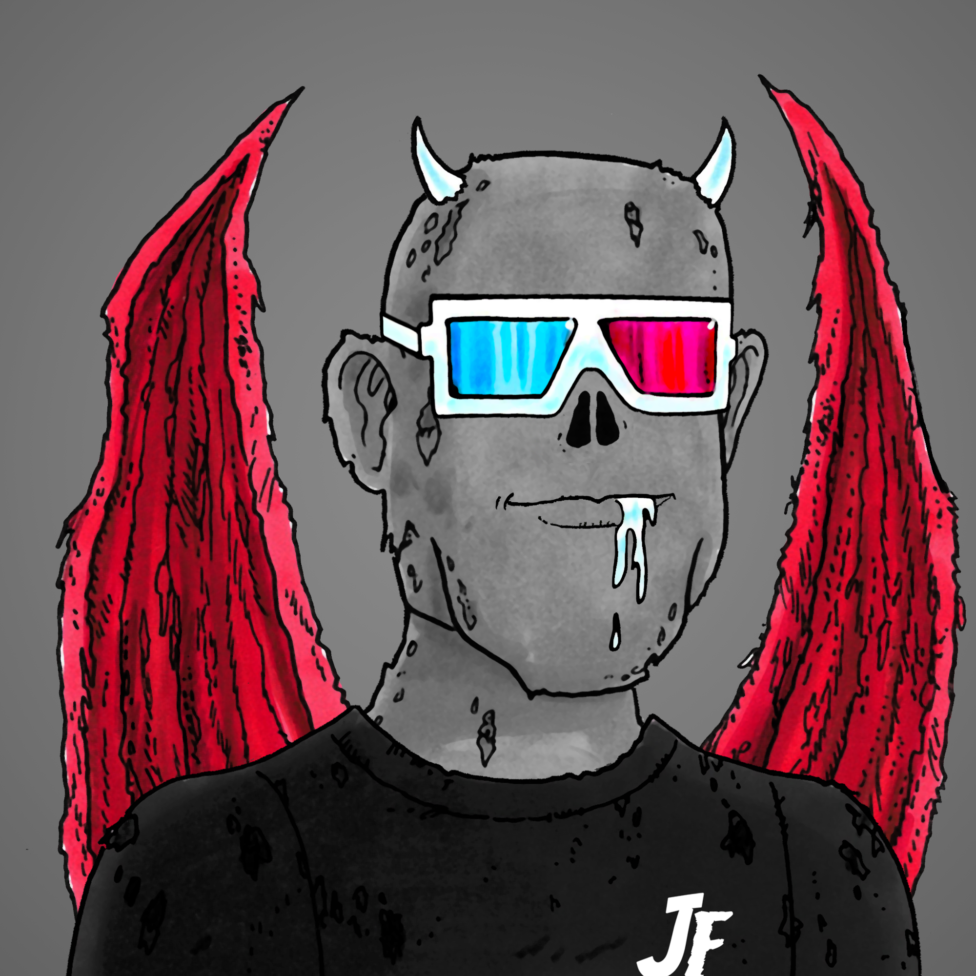 George Trosley - Jungle Freaks - Jungle Freak 9886 - NFT # 9886