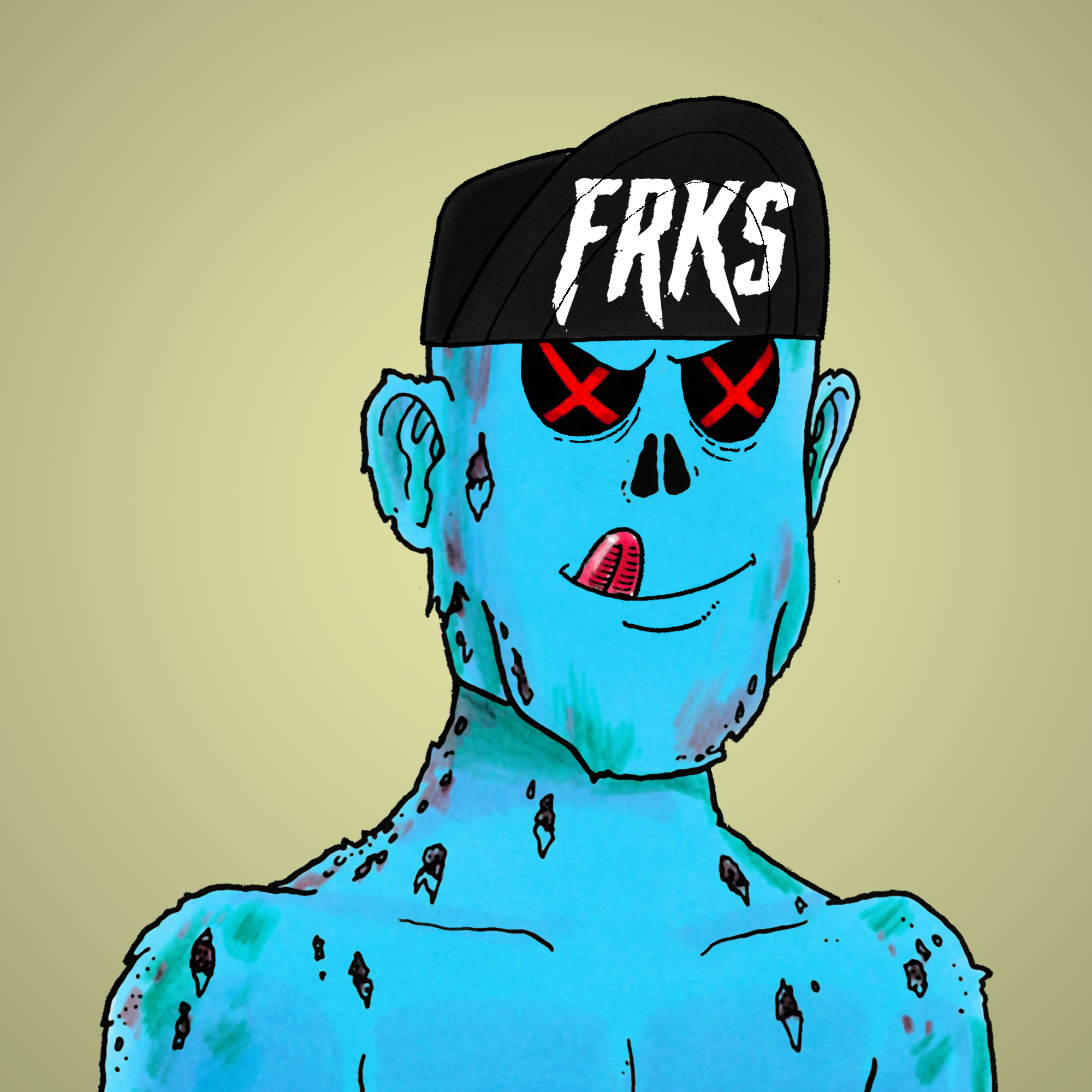 George Trosley - Jungle Freaks - Jungle Freak 9887 - NFT # 9887