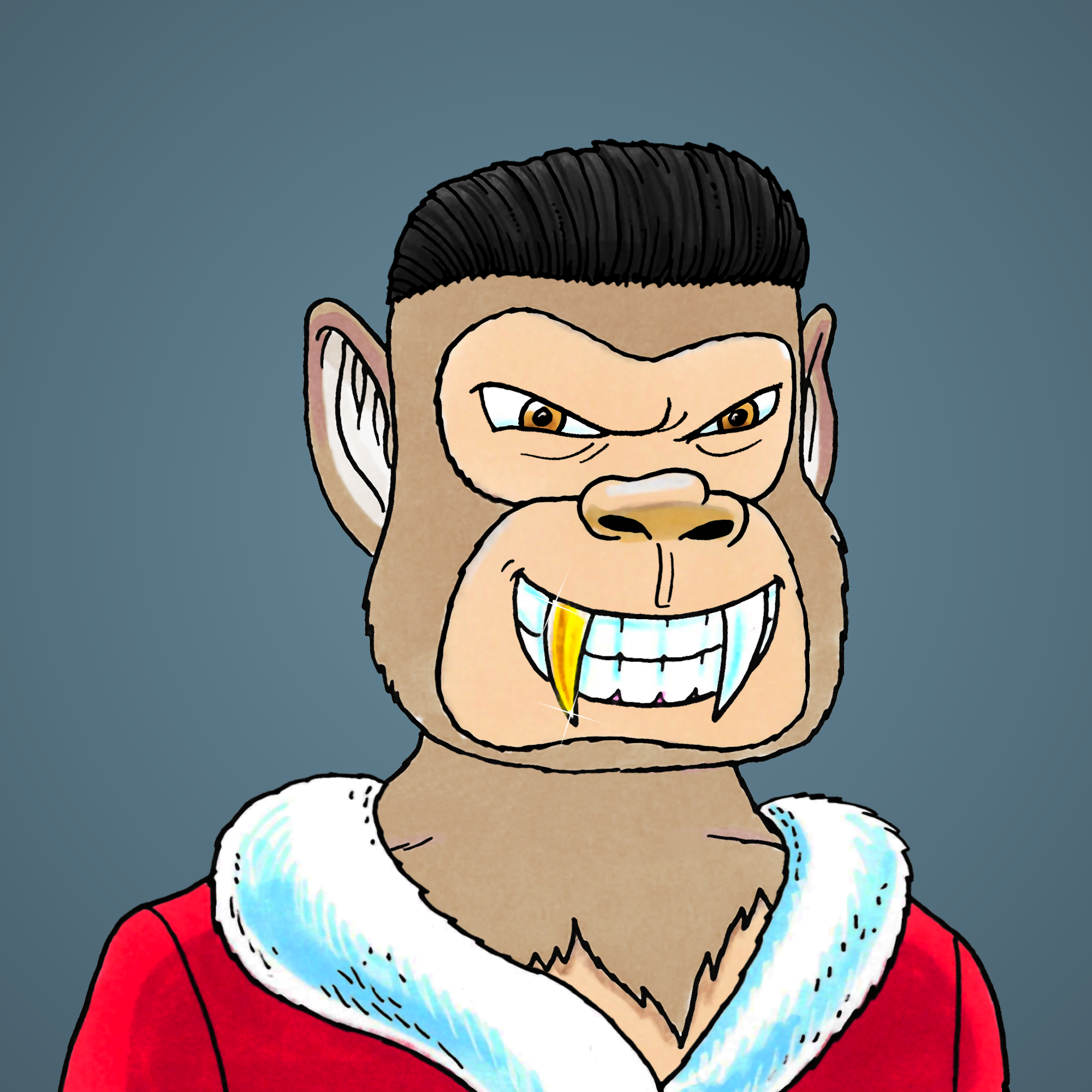 George Trosley - Jungle Freaks - Jungle Freak 9888 - NFT # 9888