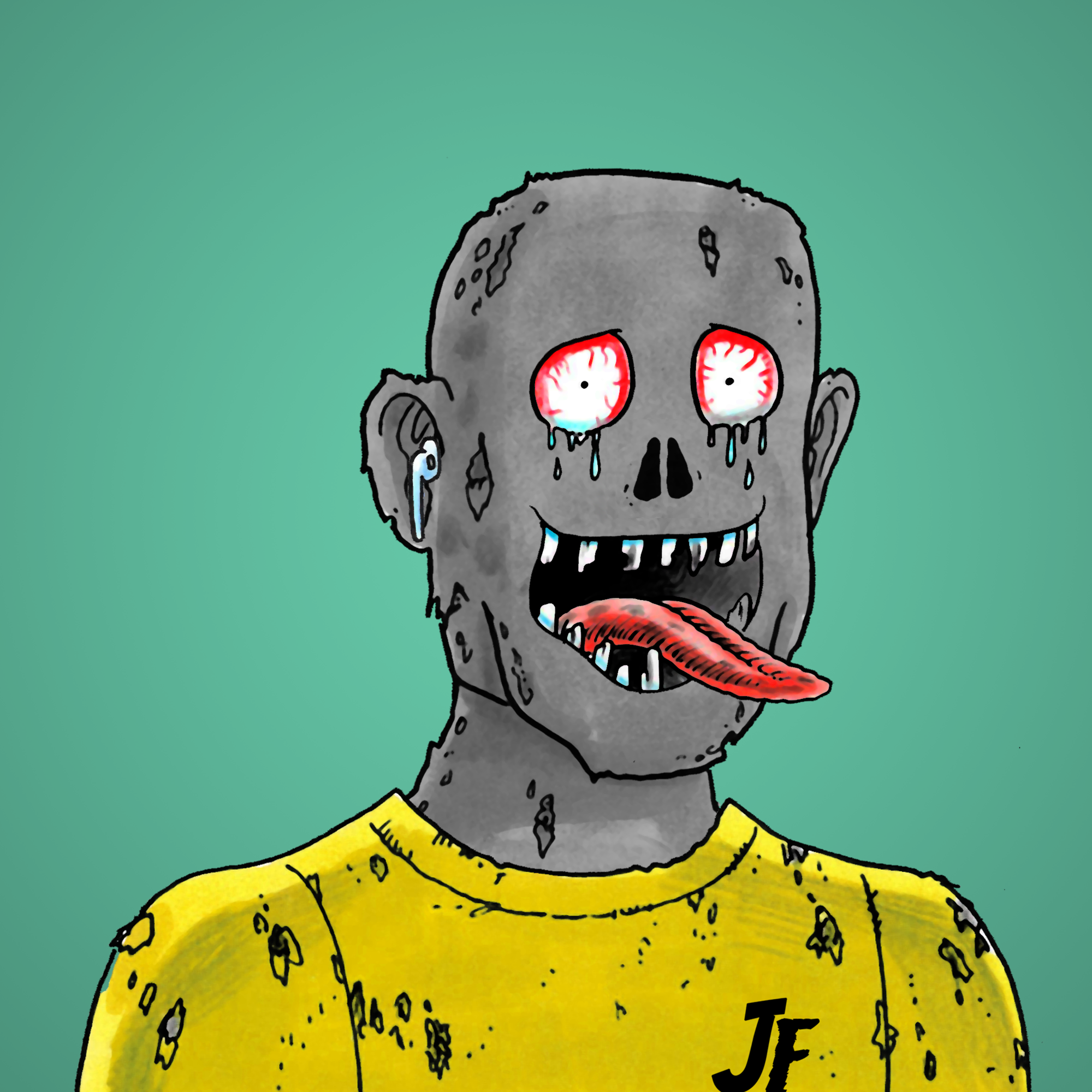 George Trosley - Jungle Freaks - Jungle Freak 9889 - NFT # 9889