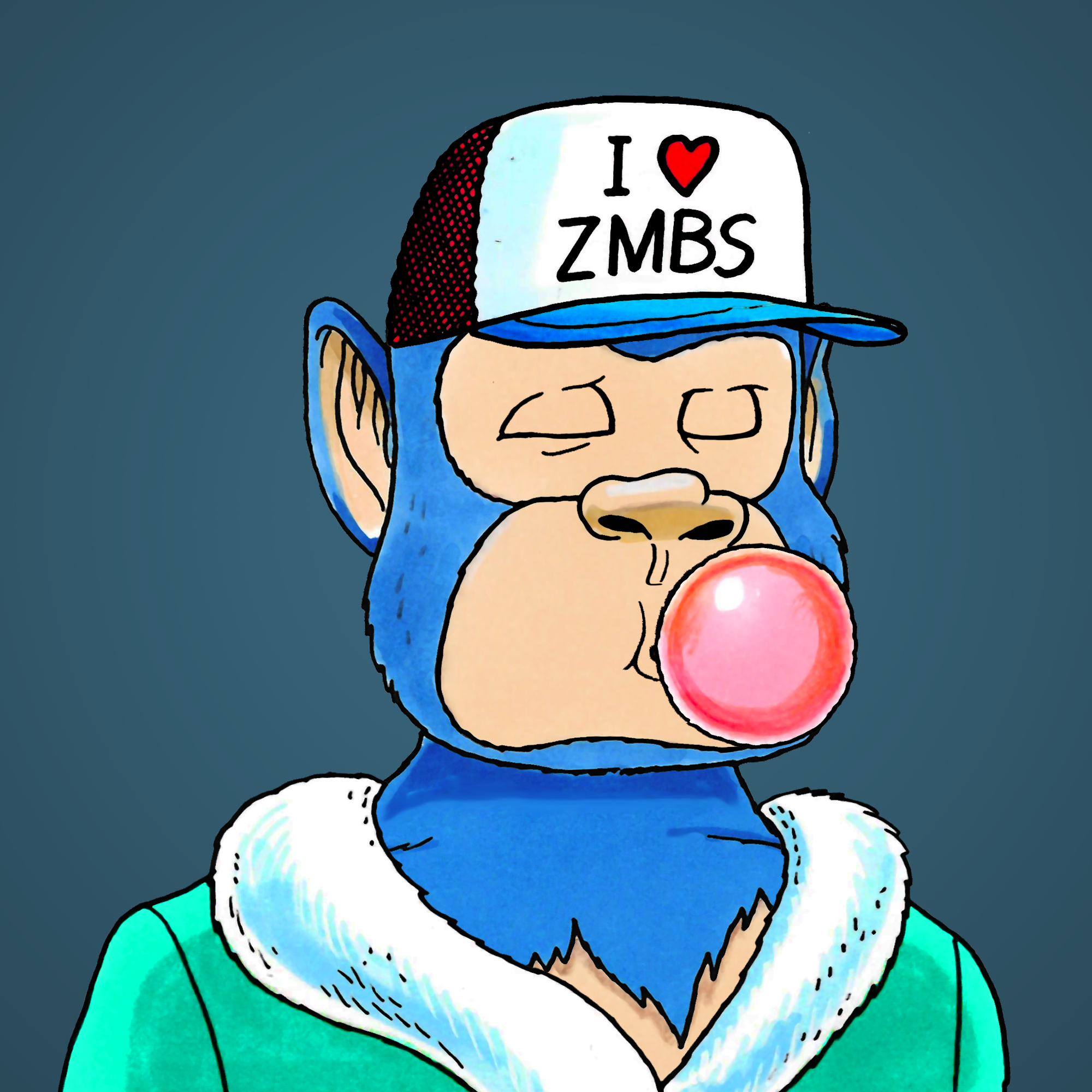 George Trosley - Jungle Freaks - Jungle Freak 9891 - NFT # 9891