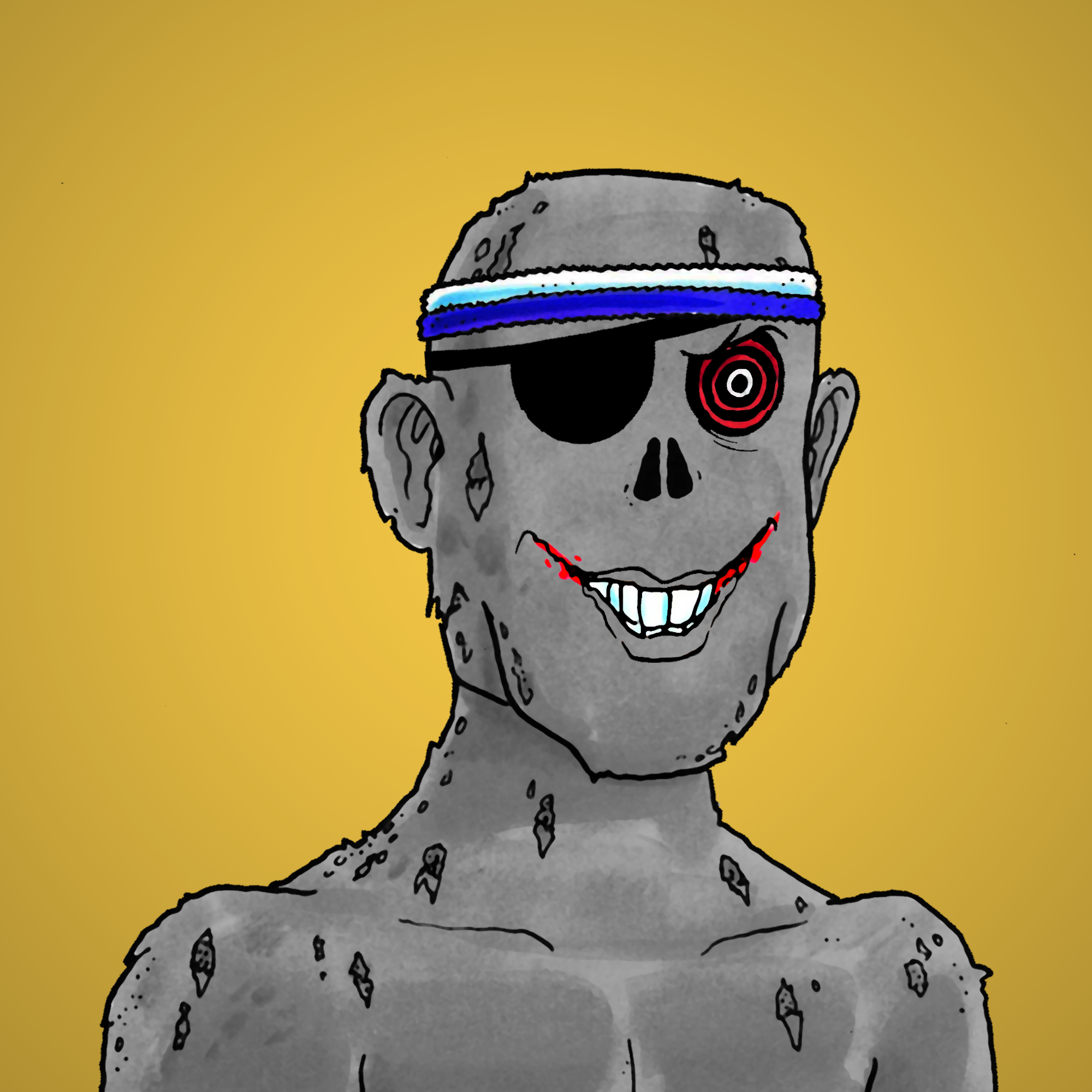 George Trosley - Jungle Freaks - Jungle Freak 9892 - NFT # 9892