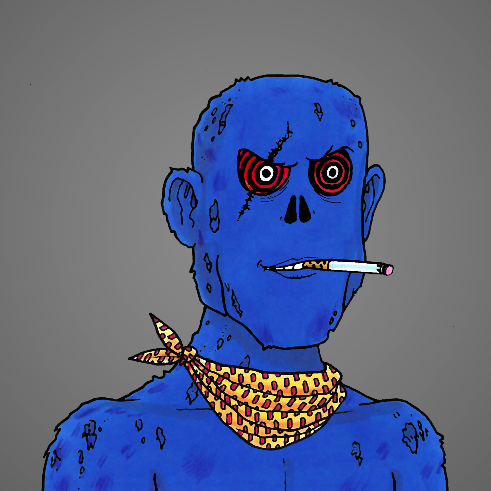 George Trosley - Jungle Freaks - Jungle Freak 9893 - NFT # 9893