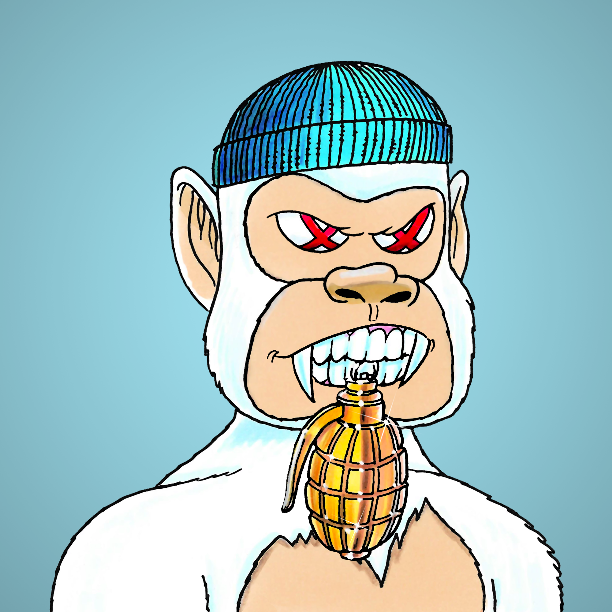 George Trosley - Jungle Freaks - Jungle Freak 9894 - NFT # 9894