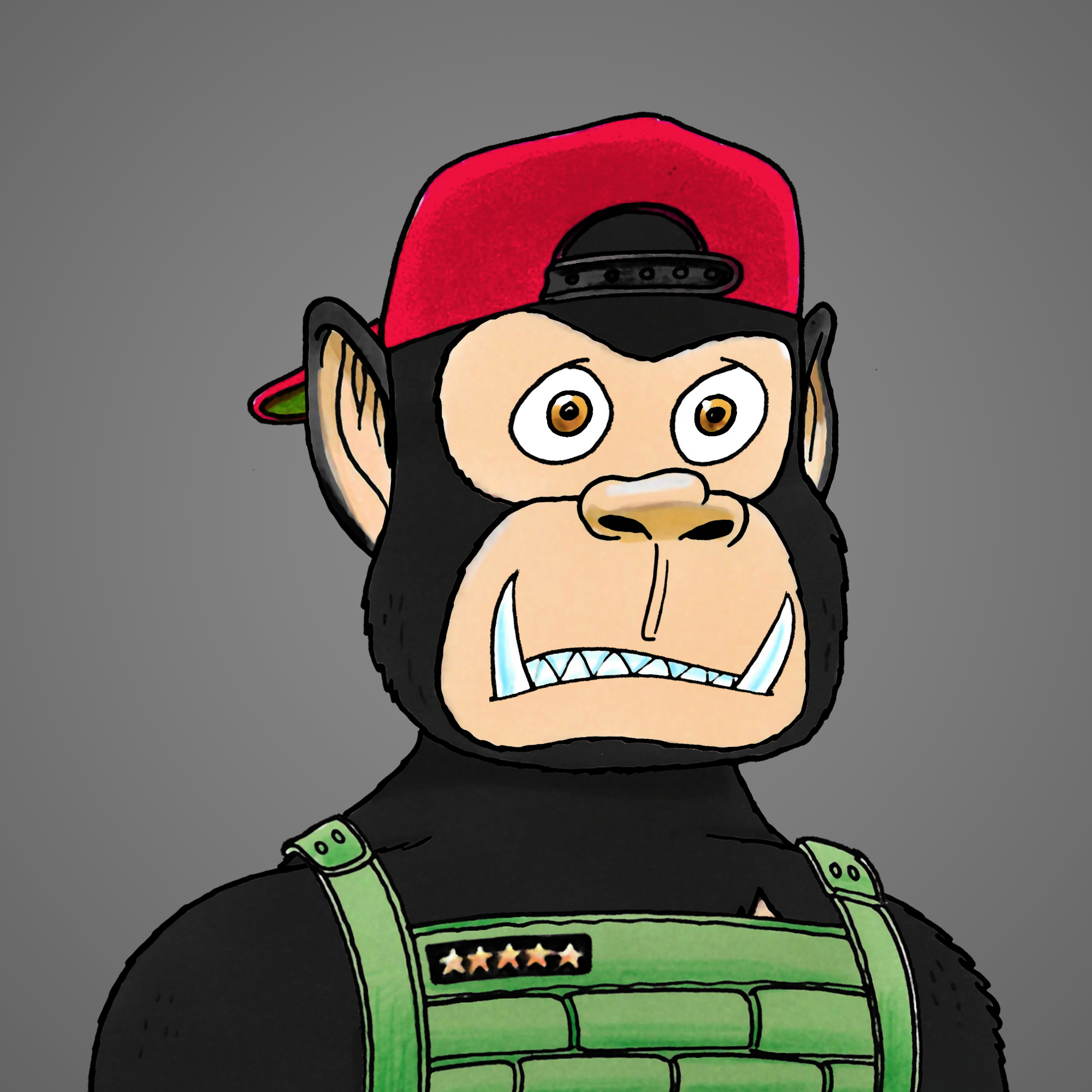 George Trosley - Jungle Freaks - Jungle Freak 9897 - NFT # 9897