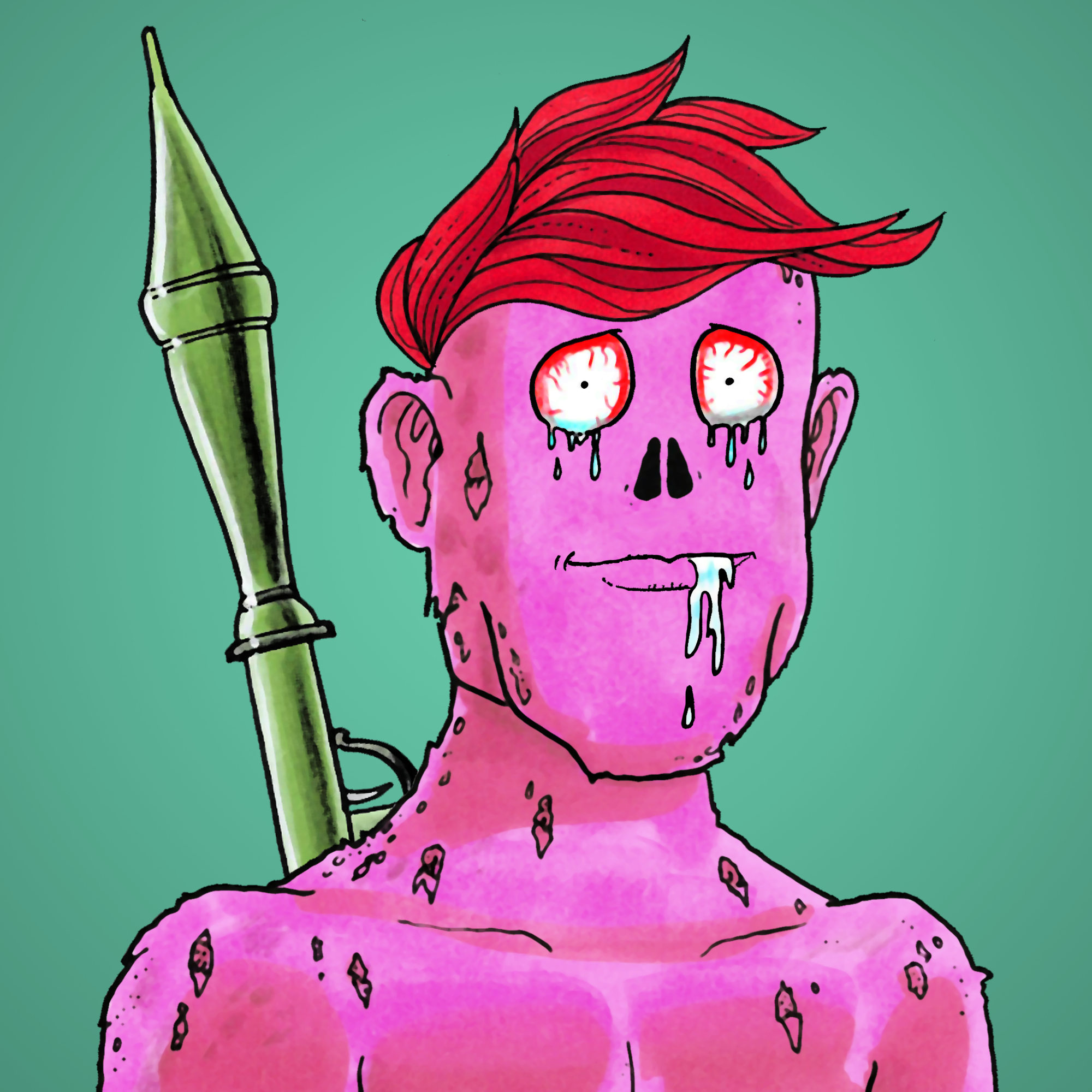 George Trosley - Jungle Freaks - Jungle Freak 9899 - NFT # 9899