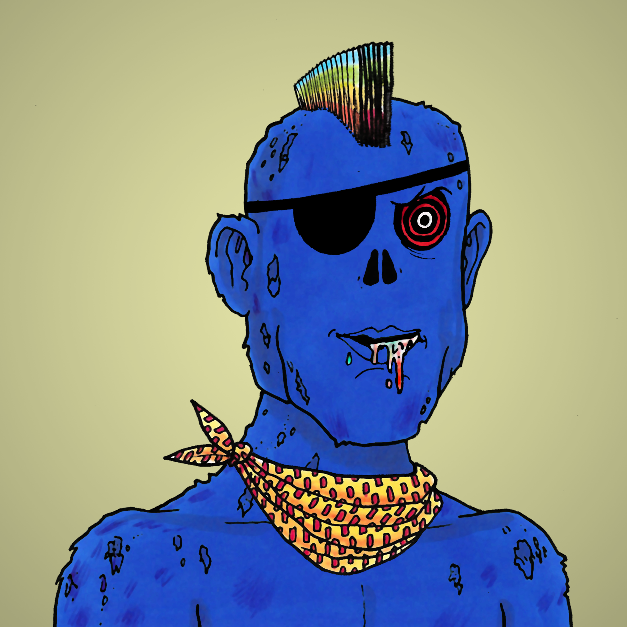 George Trosley - Jungle Freaks - Jungle Freak 990 - NFT # 990