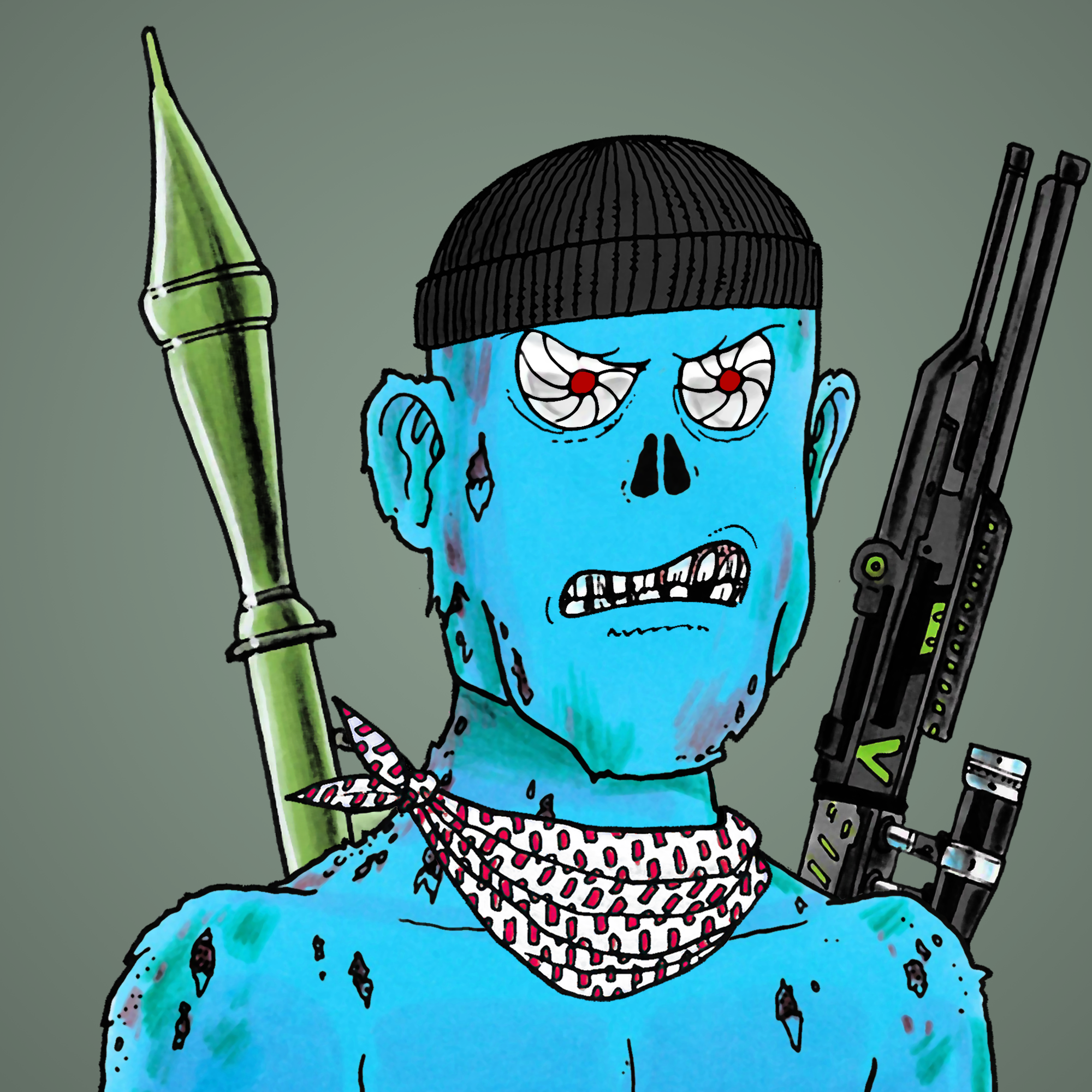 George Trosley - Jungle Freaks - Jungle Freak 9901 - NFT # 9901