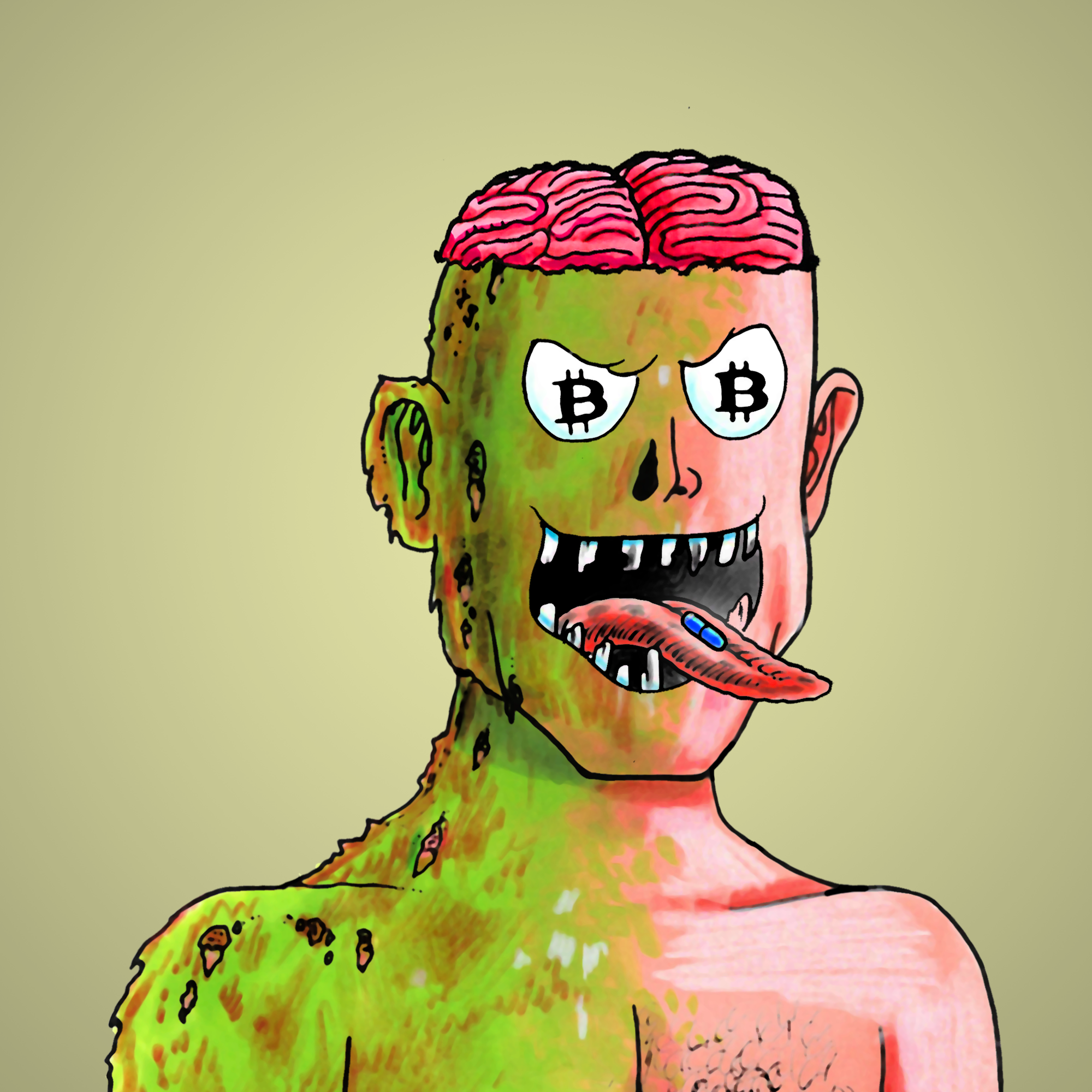 George Trosley - Jungle Freaks - Jungle Freak 9902 - NFT # 9902