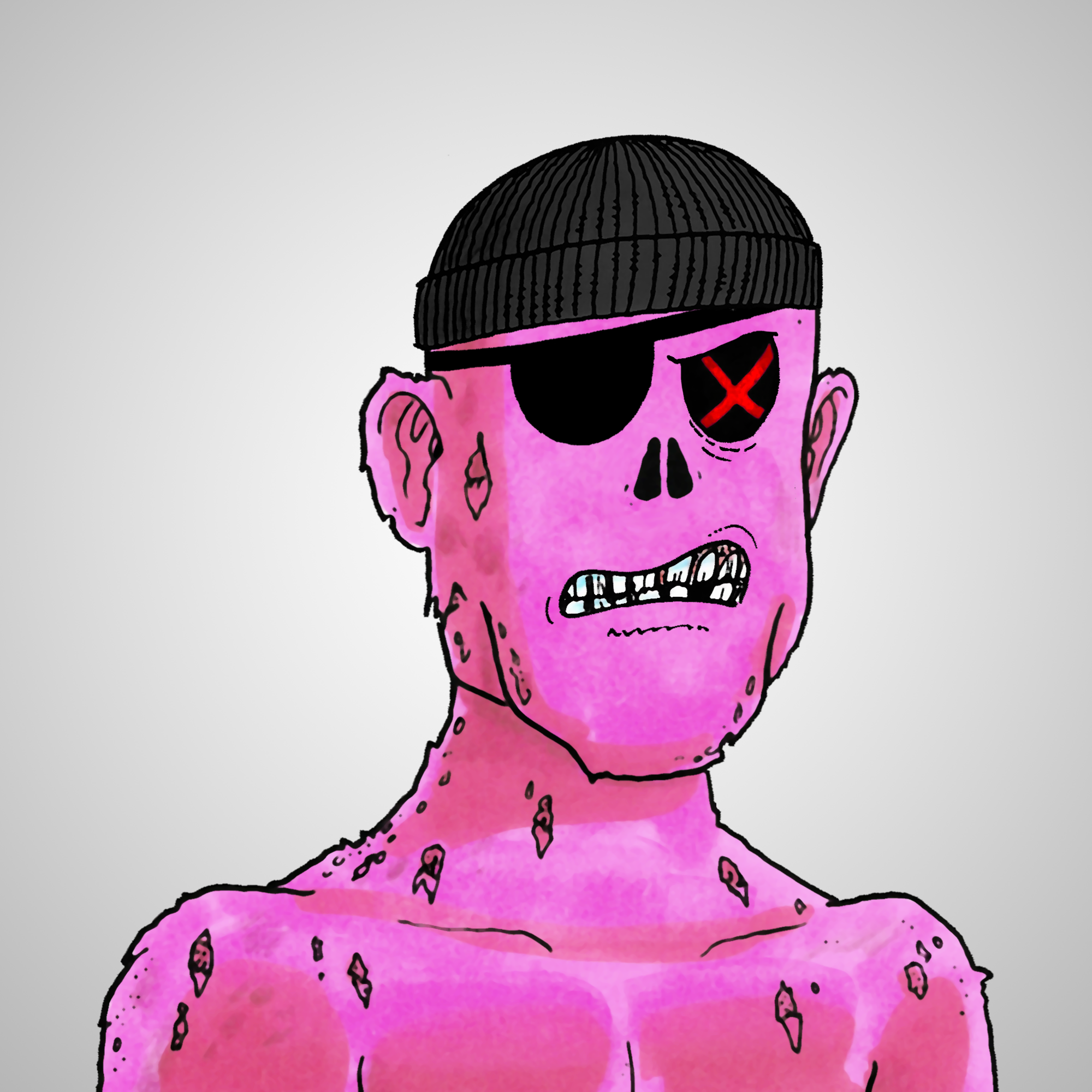 George Trosley - Jungle Freaks - Jungle Freak 9909 - NFT # 9909