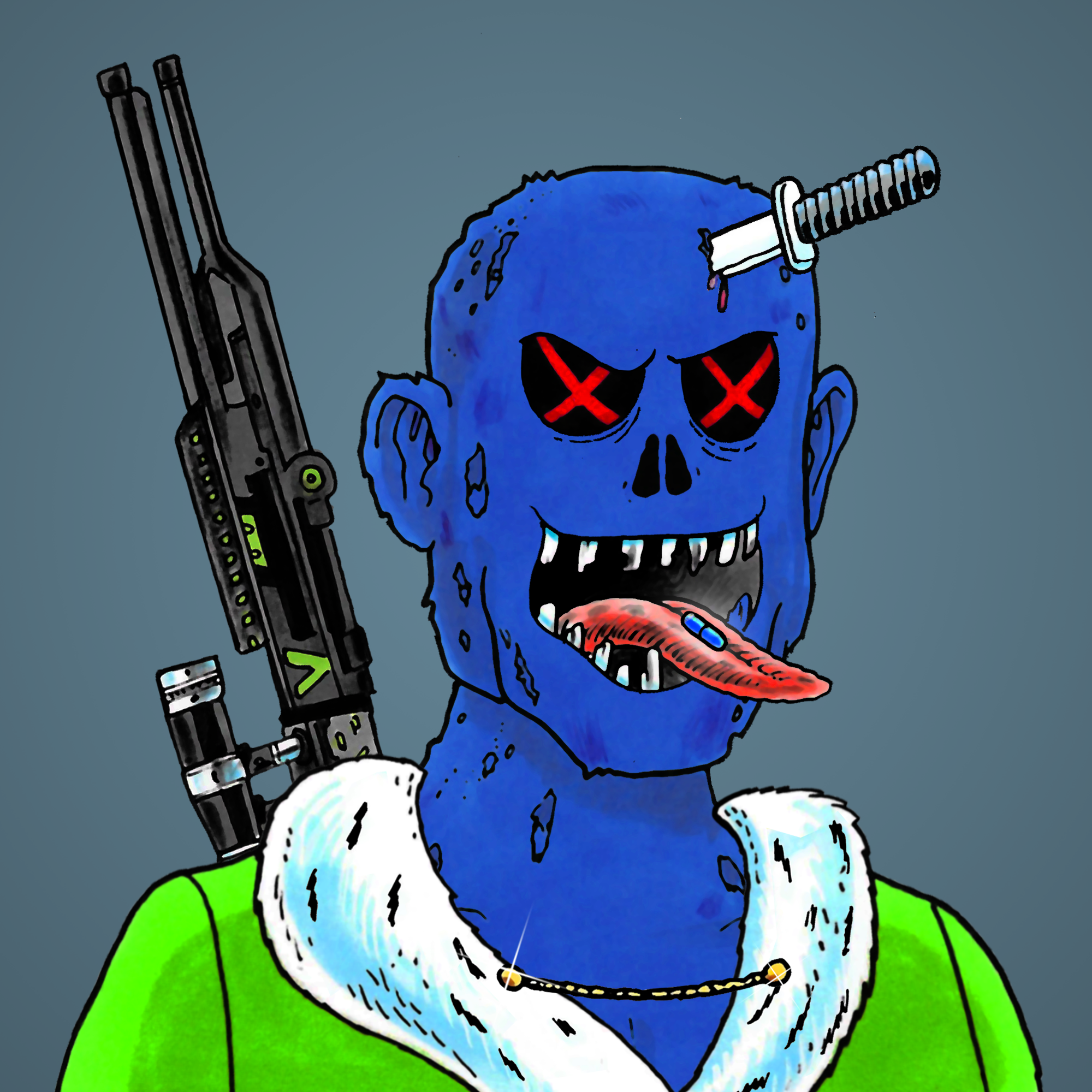 George Trosley - Jungle Freaks - Jungle Freak 991 - NFT # 991