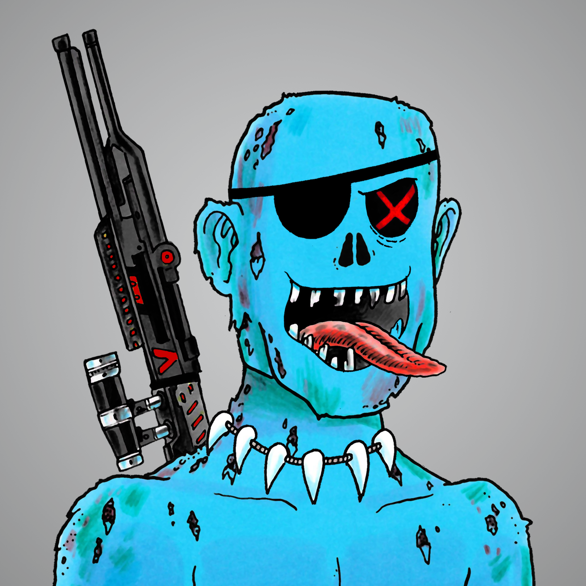 George Trosley - Jungle Freaks - Jungle Freak 9912 - NFT # 9912