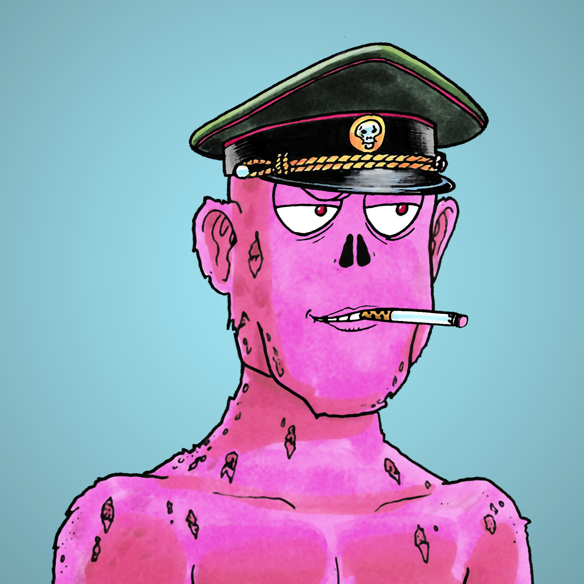 George Trosley - Jungle Freaks - Jungle Freak 9913 - NFT # 9913