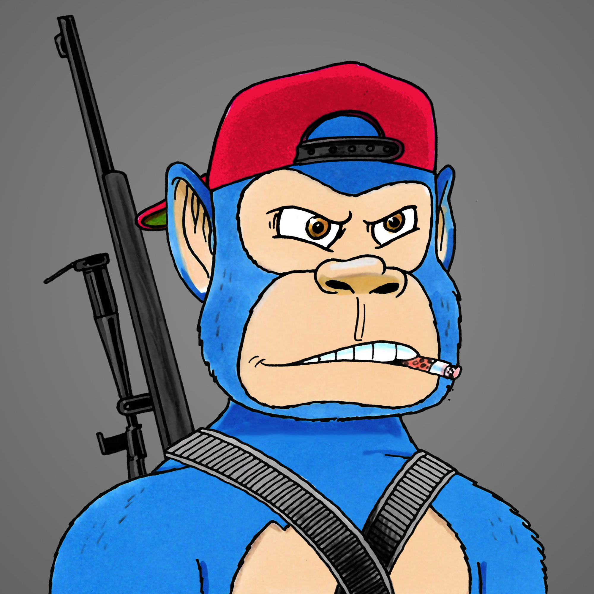 George Trosley - Jungle Freaks - Jungle Freak 9914 - NFT # 9914