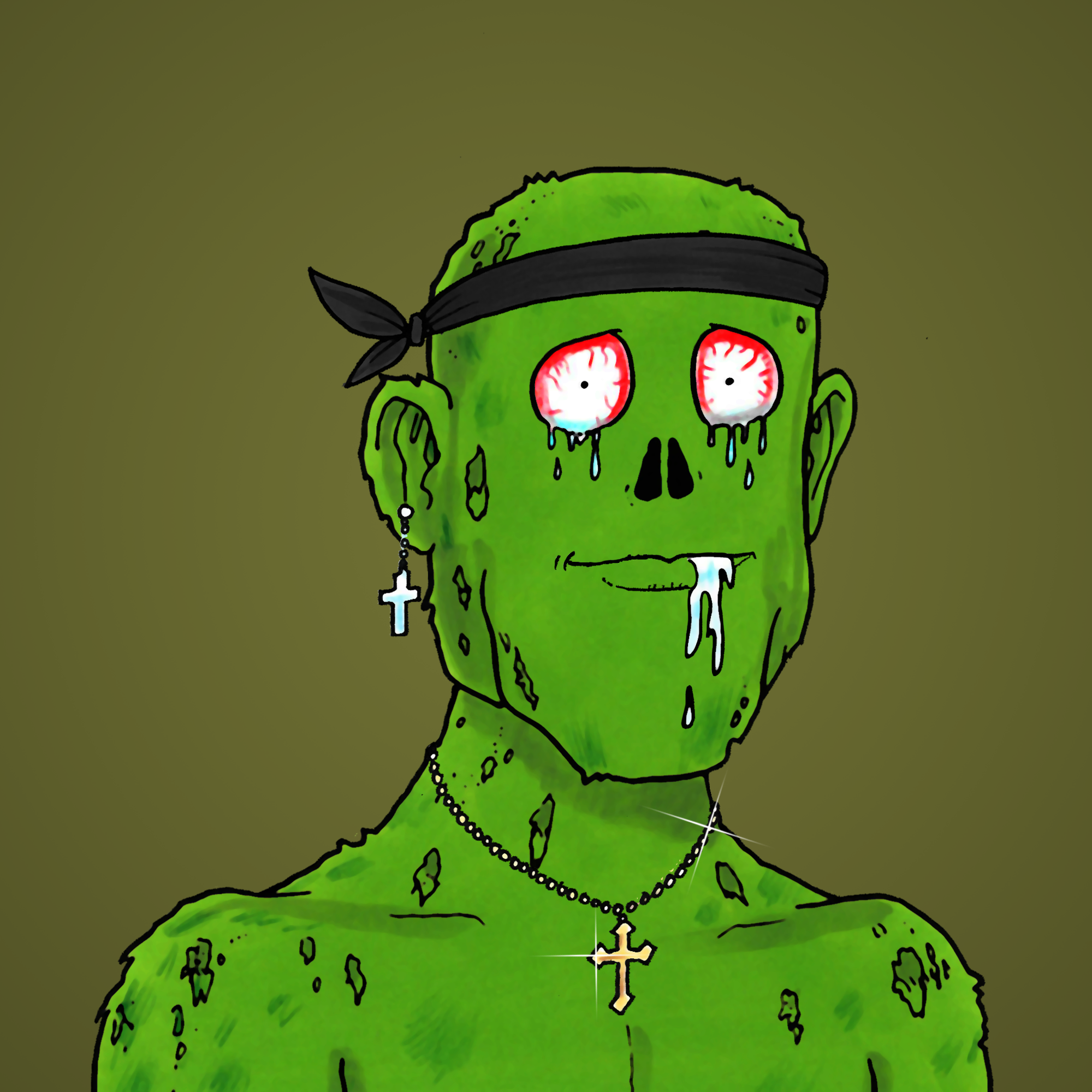 George Trosley - Jungle Freaks - Jungle Freak 9925 - NFT # 9925