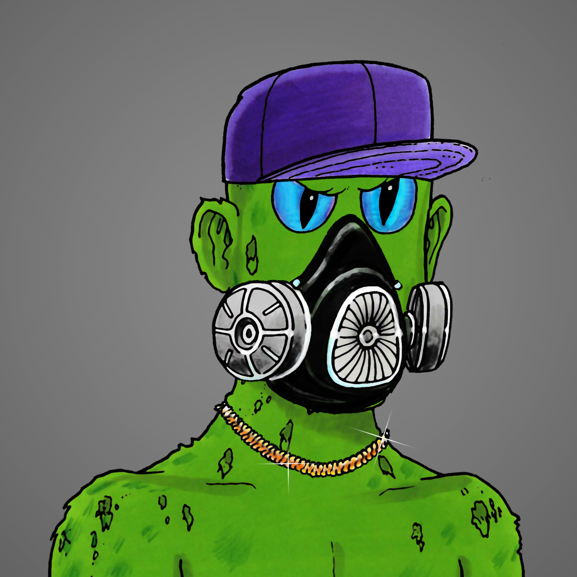 George Trosley - Jungle Freaks - Jungle Freak 9926 - NFT # 9926