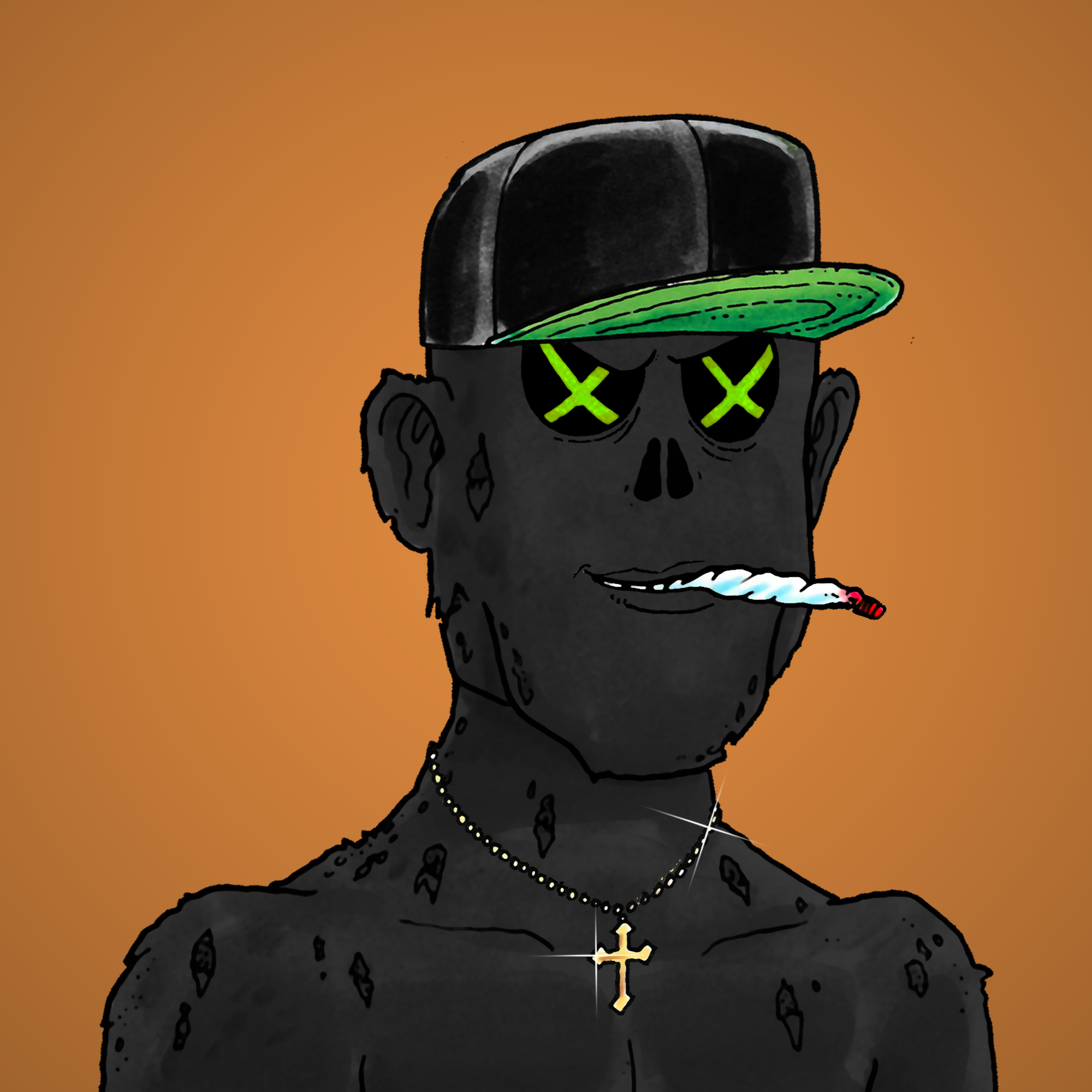 George Trosley - Jungle Freaks - Jungle Freak 9927 - NFT # 9927