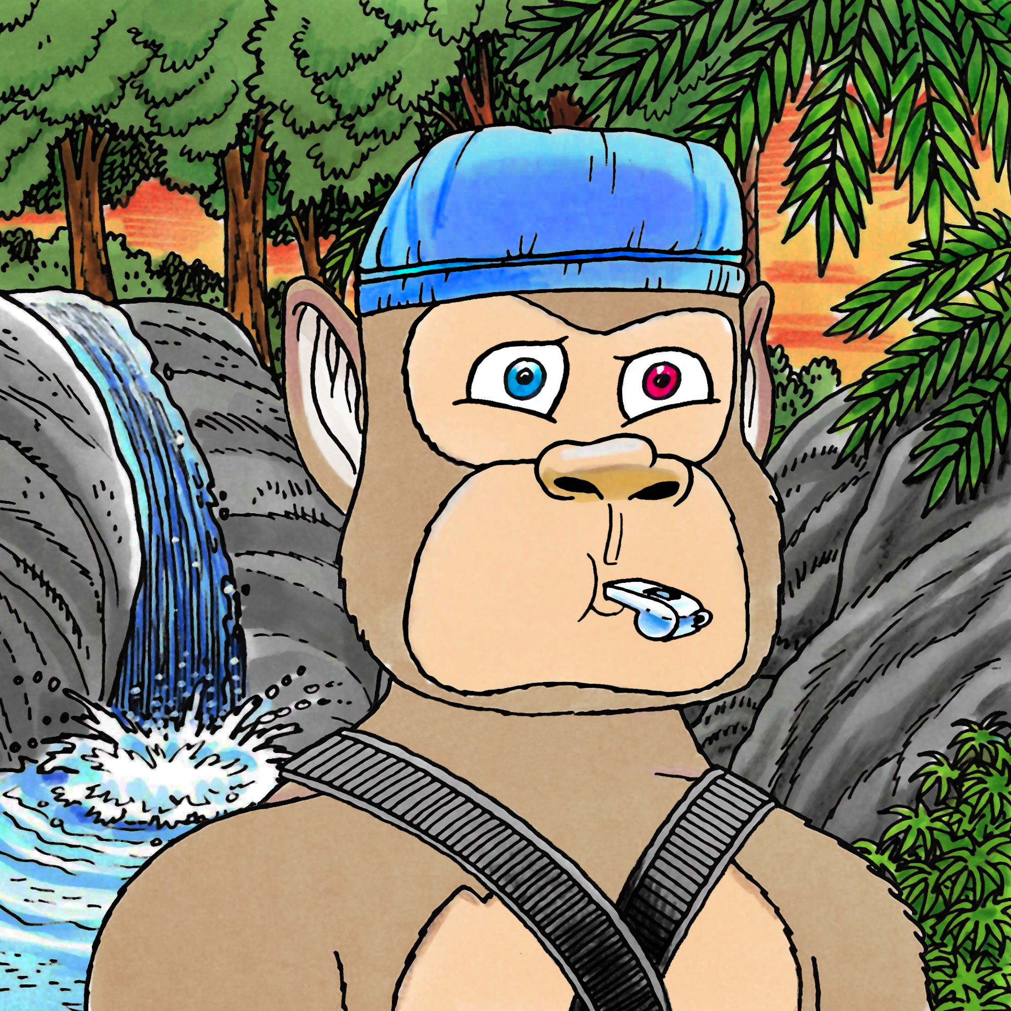 George Trosley - Jungle Freaks - Jungle Freak 9929 - NFT # 9929