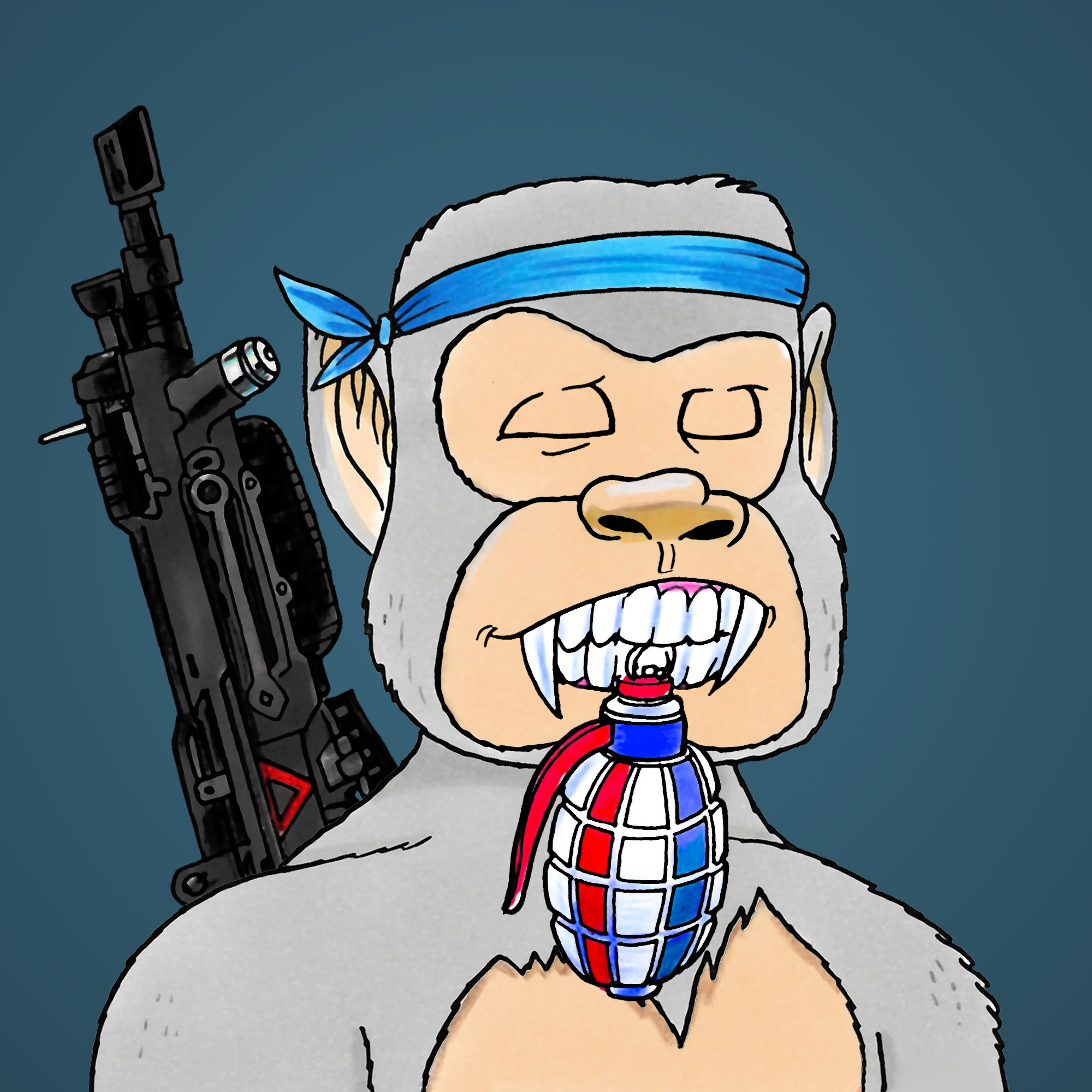 George Trosley - Jungle Freaks - Jungle Freak 9931 - NFT # 9931