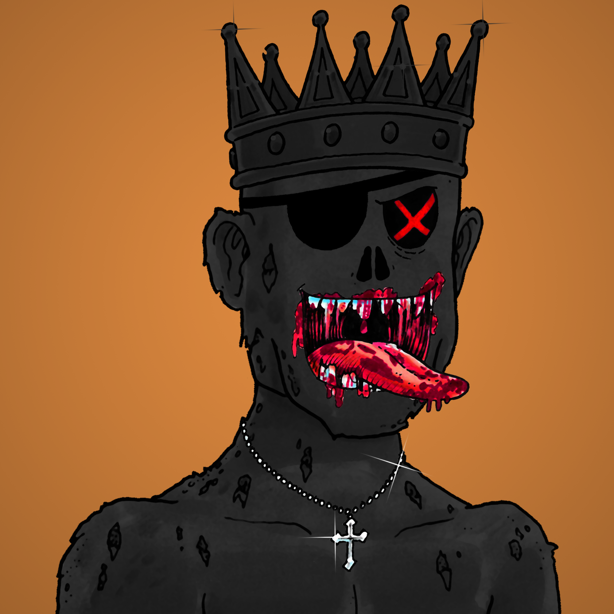 George Trosley - Jungle Freaks - Jungle Freak 9935 - NFT # 9935