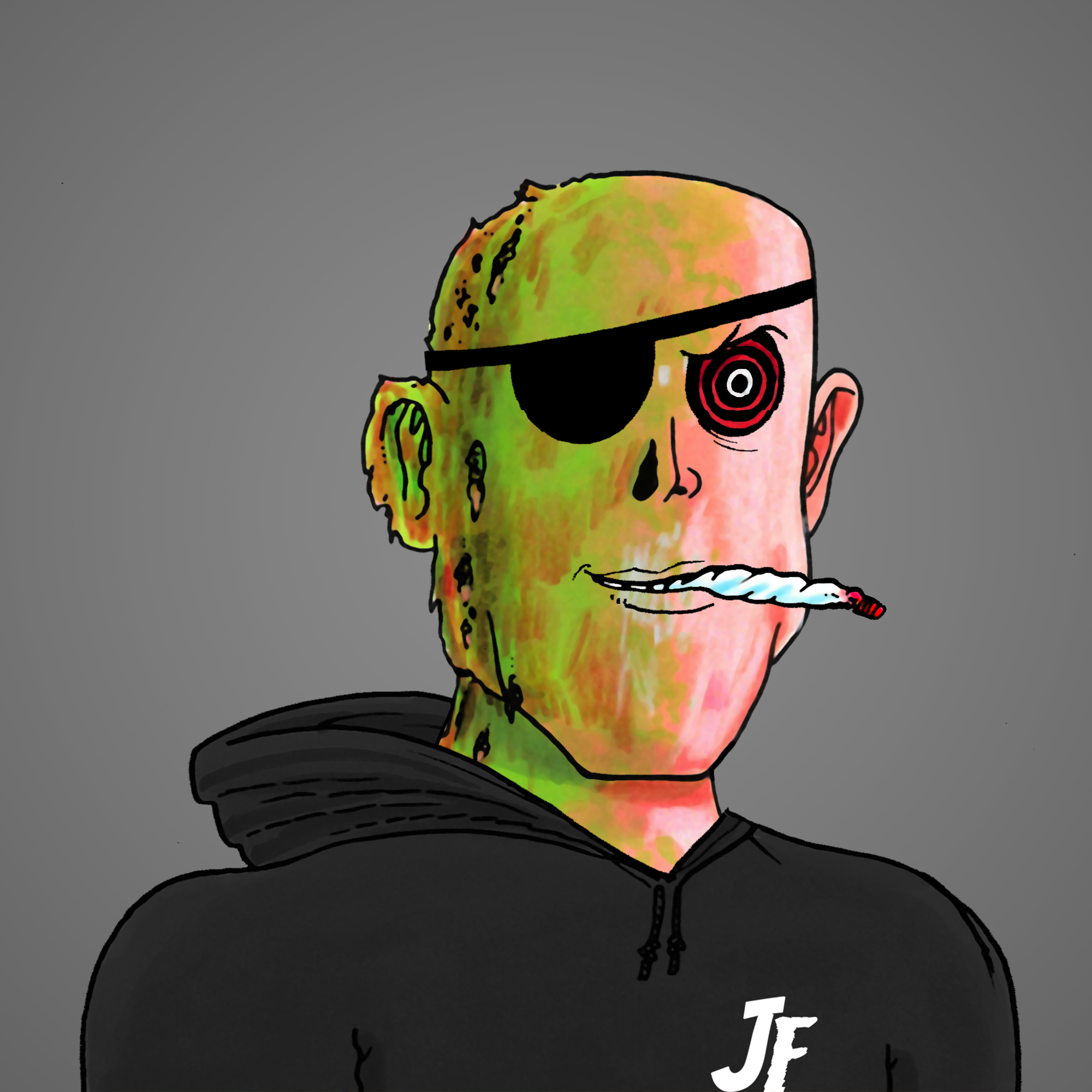 George Trosley - Jungle Freaks - Jungle Freak 9936 - NFT # 9936