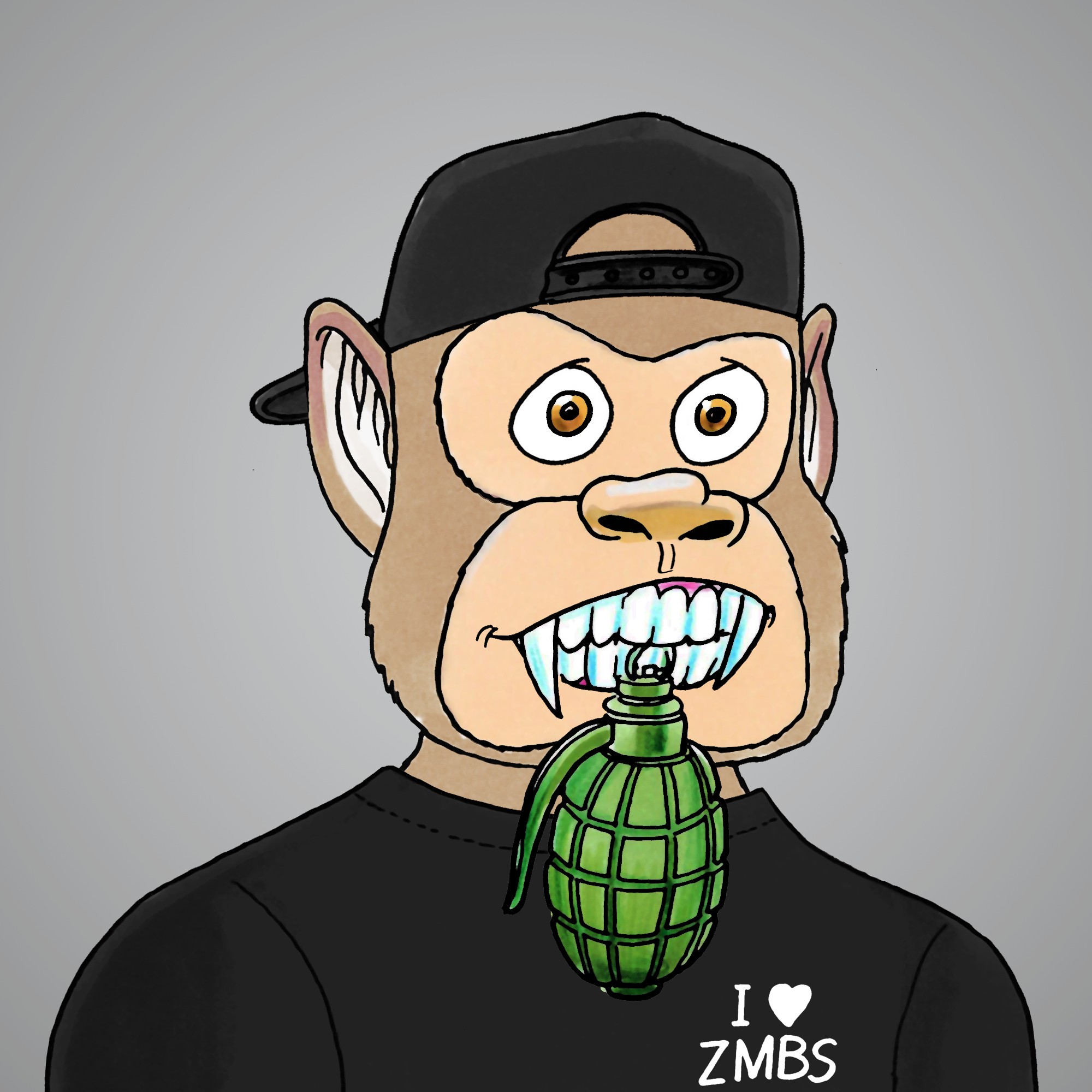 George Trosley - Jungle Freaks - Jungle Freak 9937 - NFT # 9937