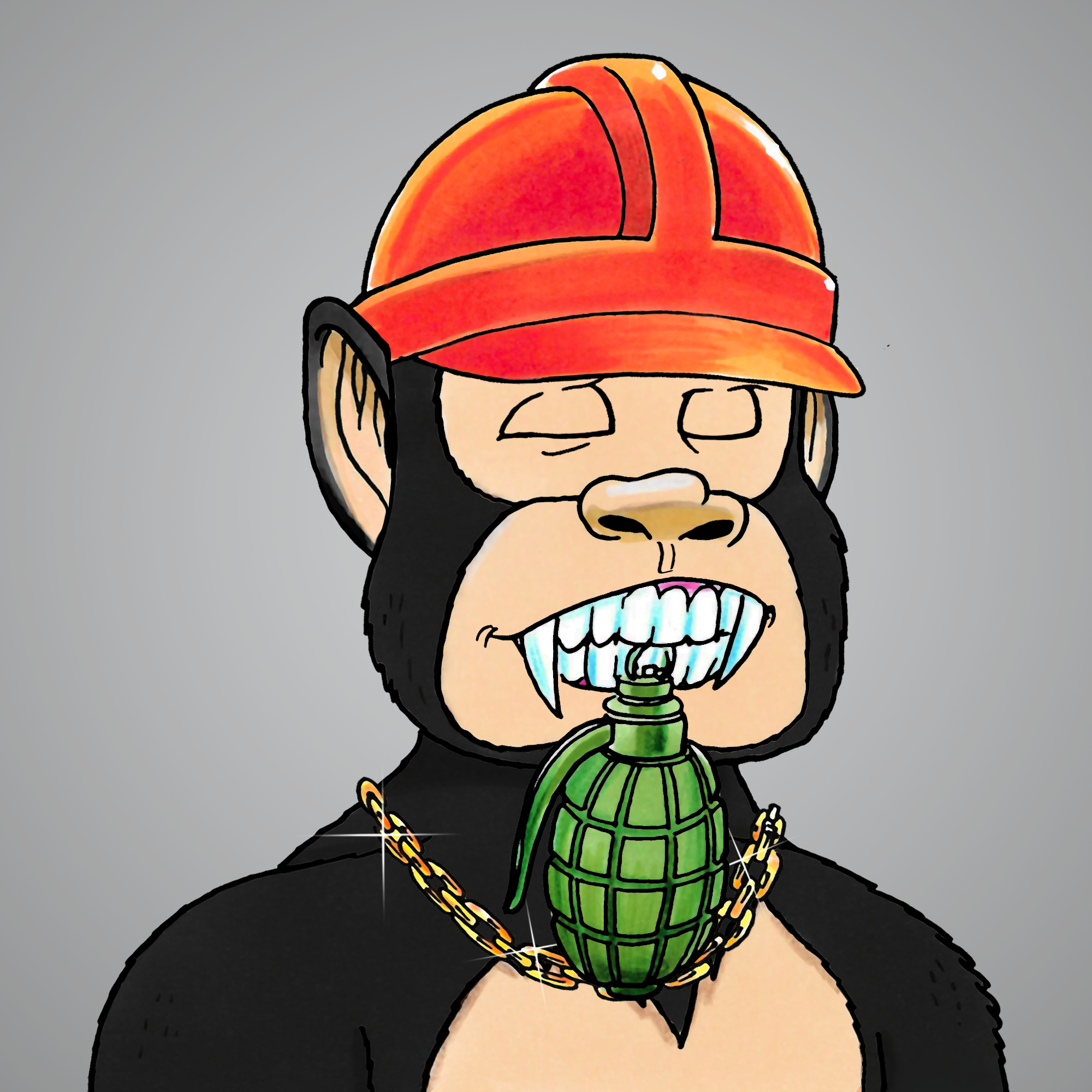 George Trosley - Jungle Freaks - Jungle Freak 9939 - NFT # 9939