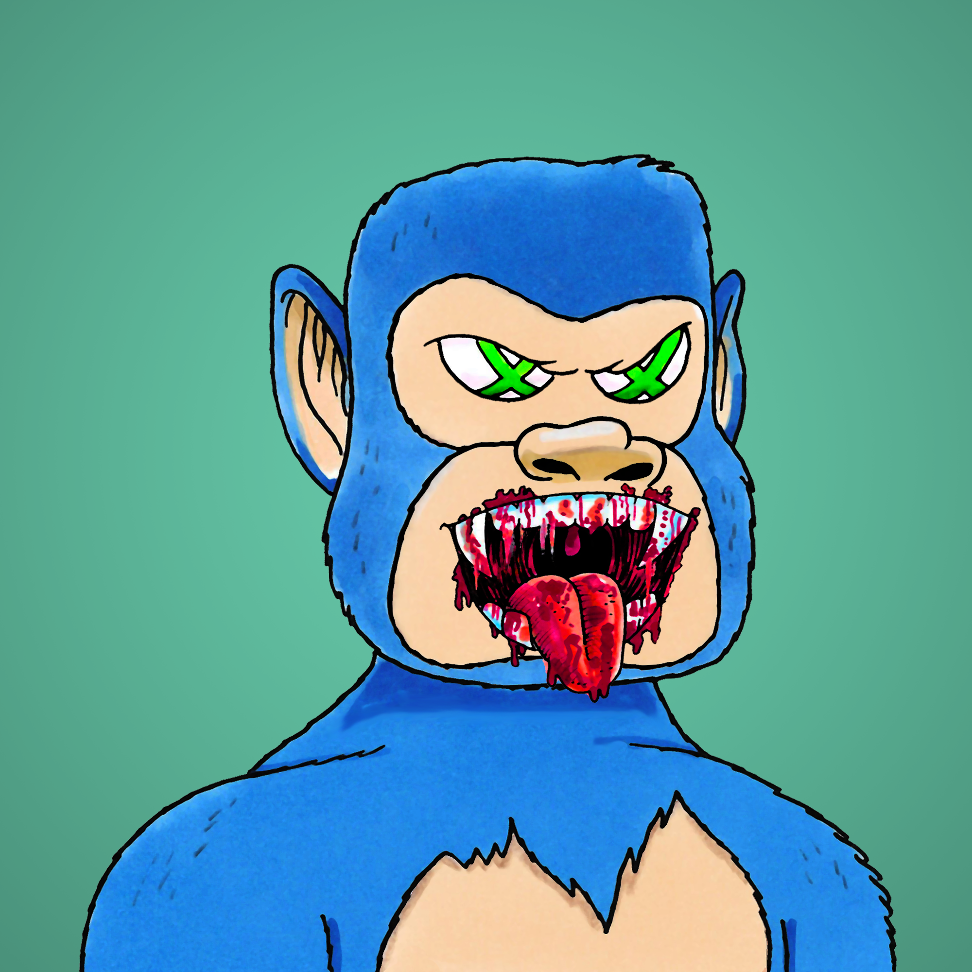 George Trosley - Jungle Freaks - Jungle Freak 994 - NFT # 994