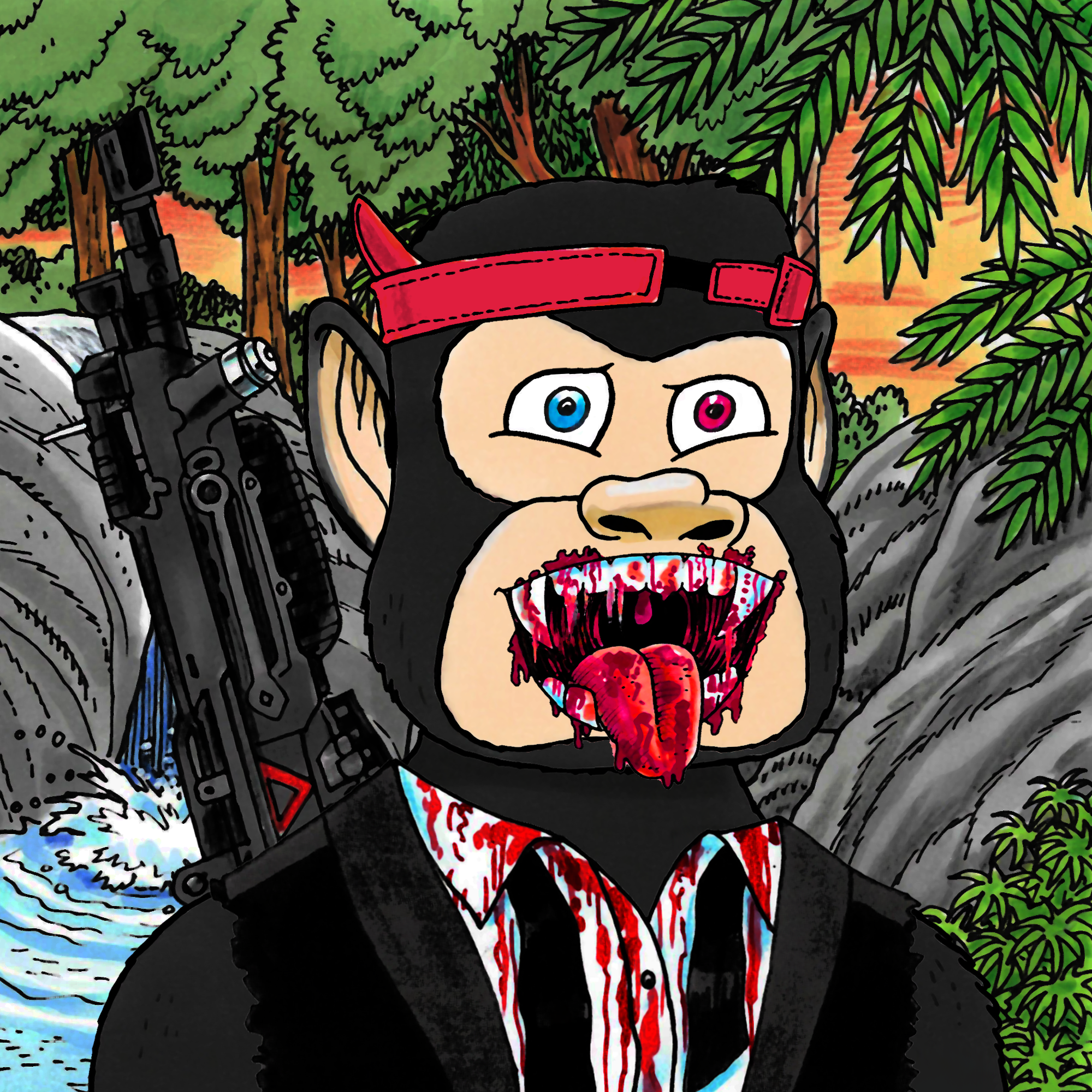 George Trosley - Jungle Freaks - Jungle Freak 9942 - NFT # 9942