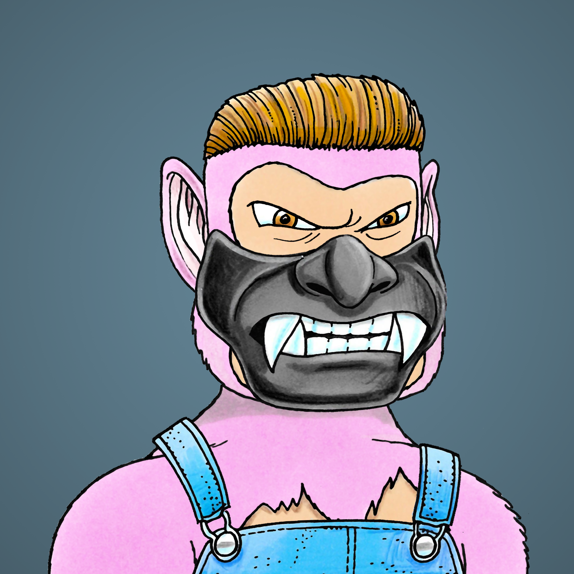 George Trosley - Jungle Freaks - Jungle Freak 9943 - NFT # 9943