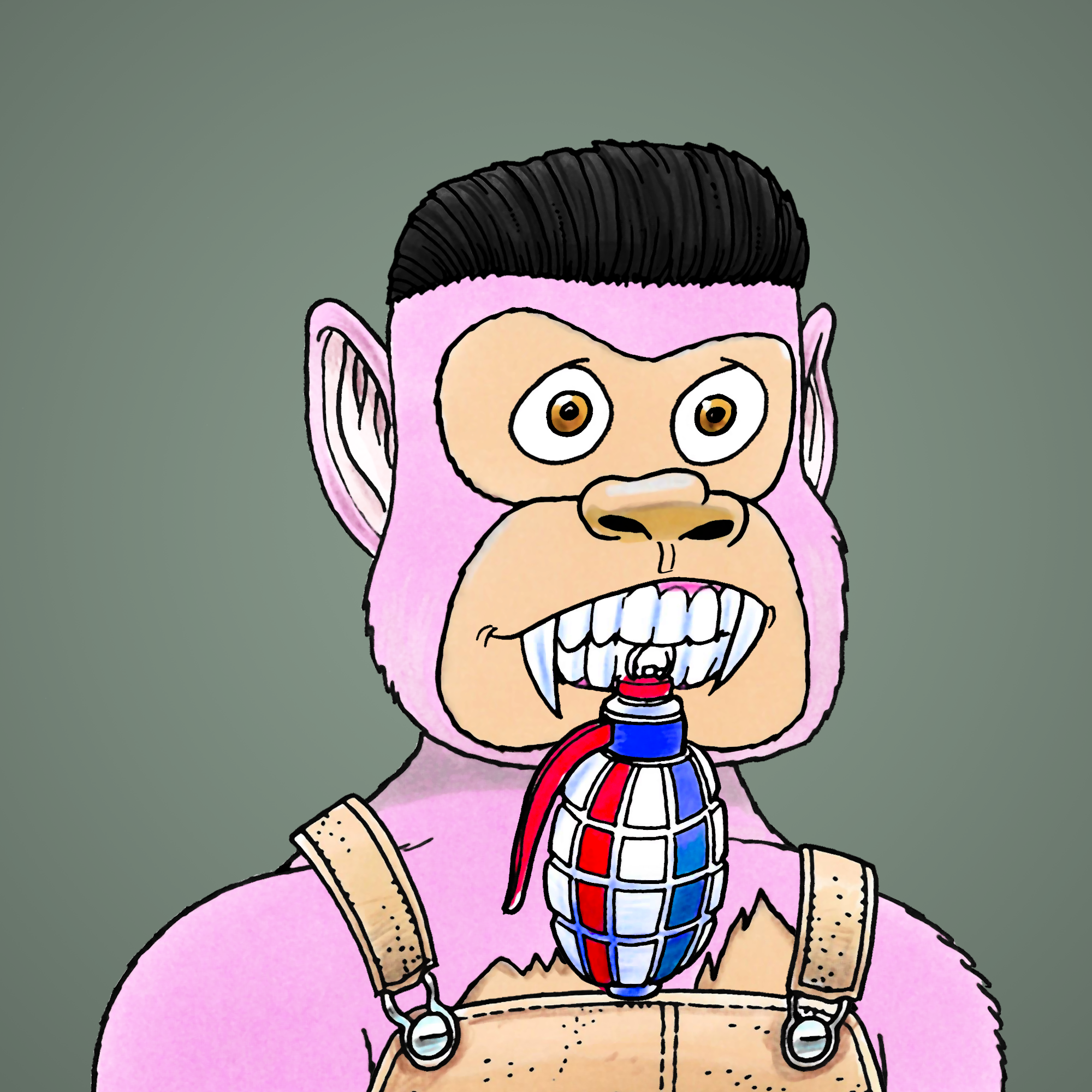 George Trosley - Jungle Freaks - Jungle Freak 9947 - NFT # 9947