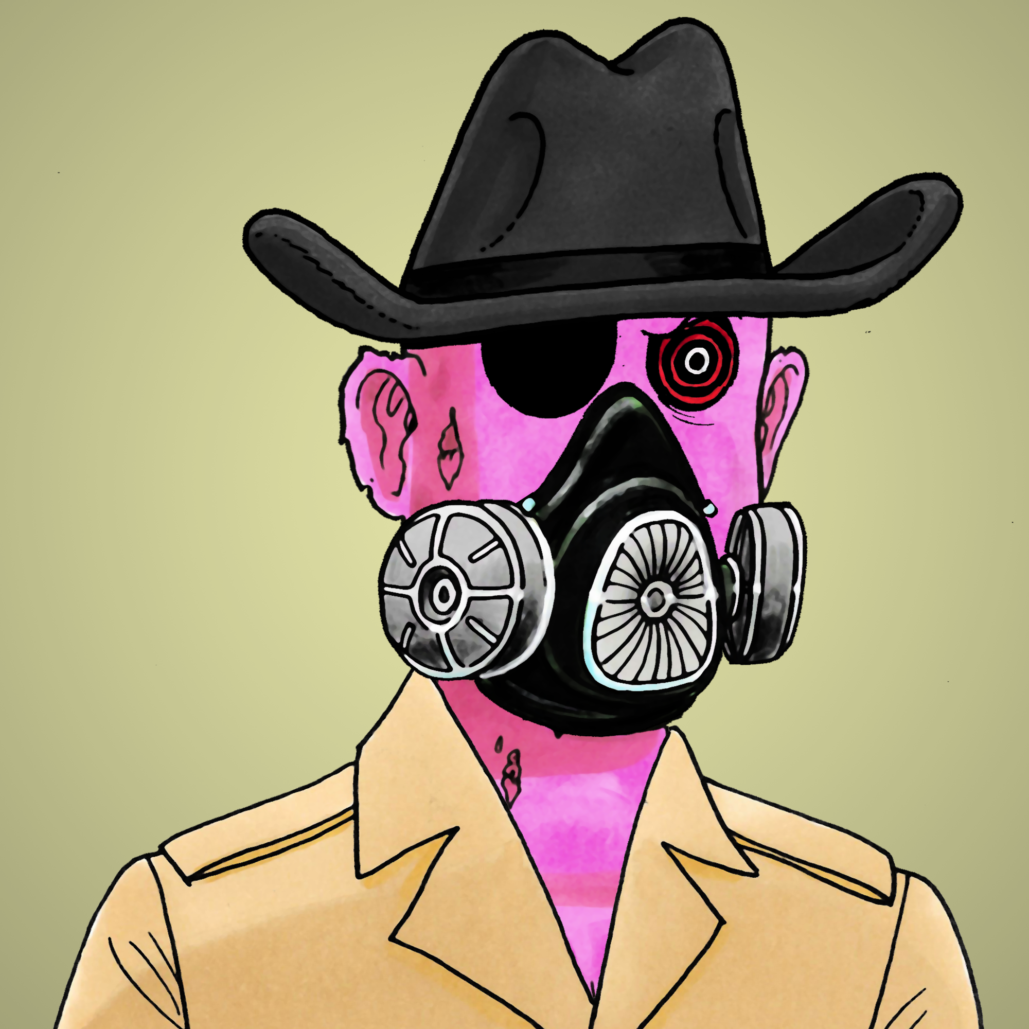 George Trosley - Jungle Freaks - Jungle Freak 9948 - NFT # 9948