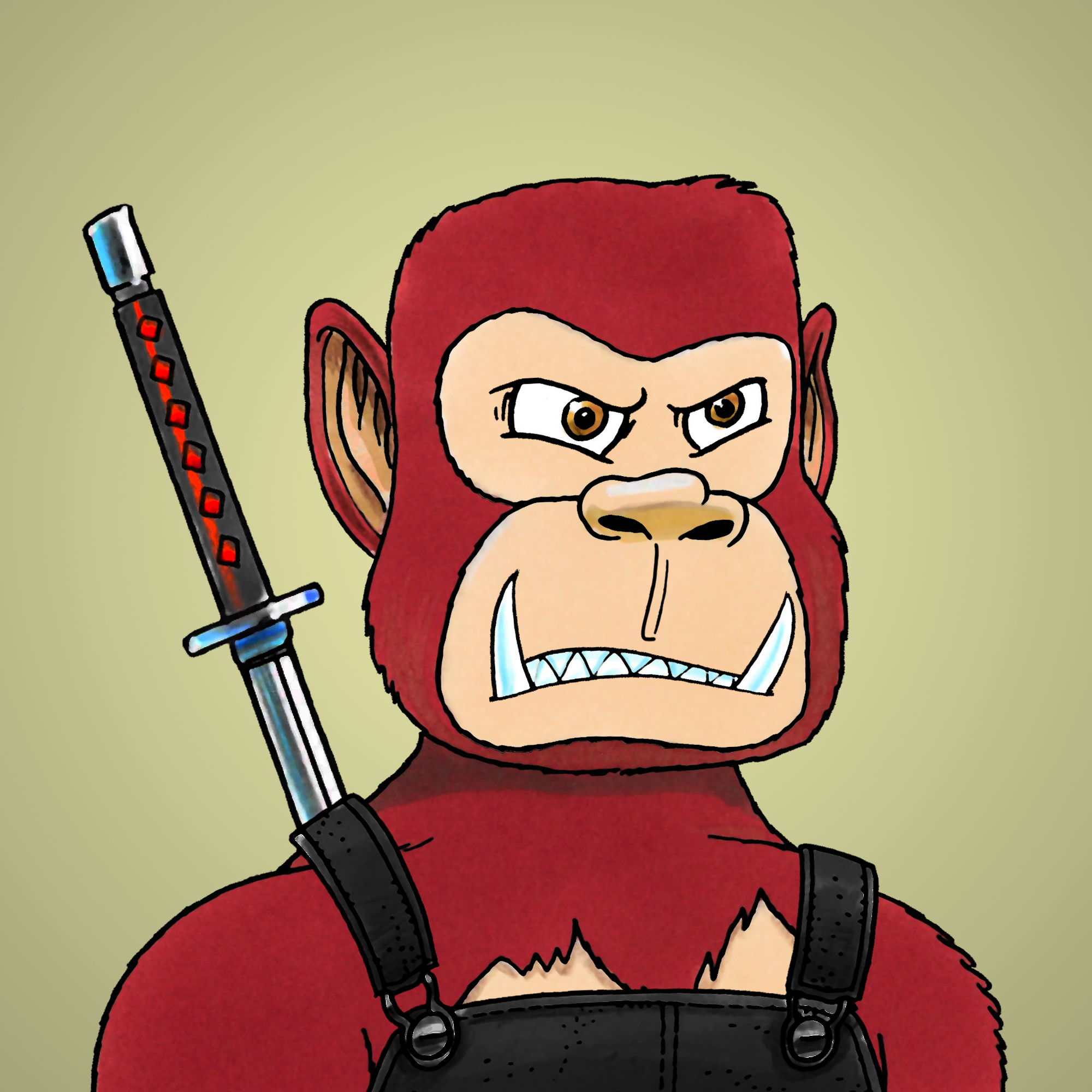 George Trosley - Jungle Freaks - Jungle Freak 9950 - NFT # 9950