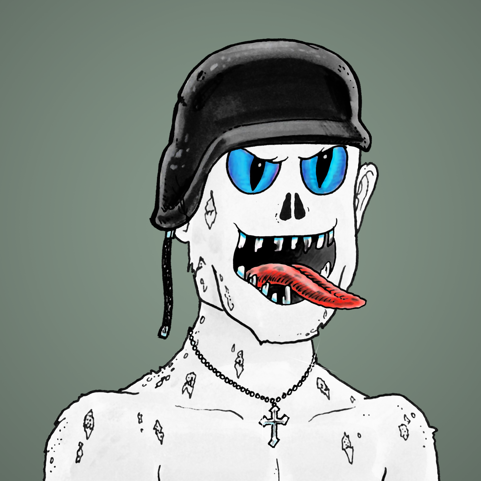 George Trosley - Jungle Freaks - Jungle Freak 9951 - NFT # 9951