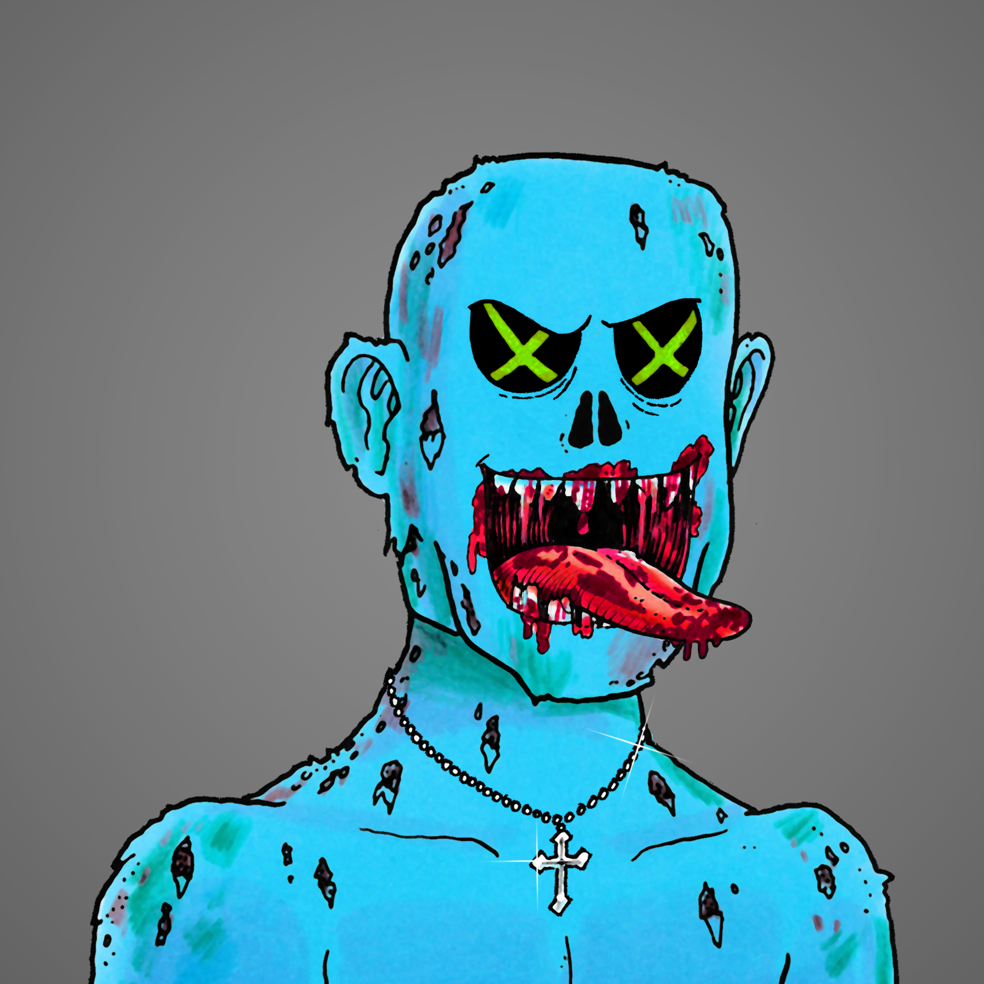 George Trosley - Jungle Freaks - Jungle Freak 9952 - NFT # 9952